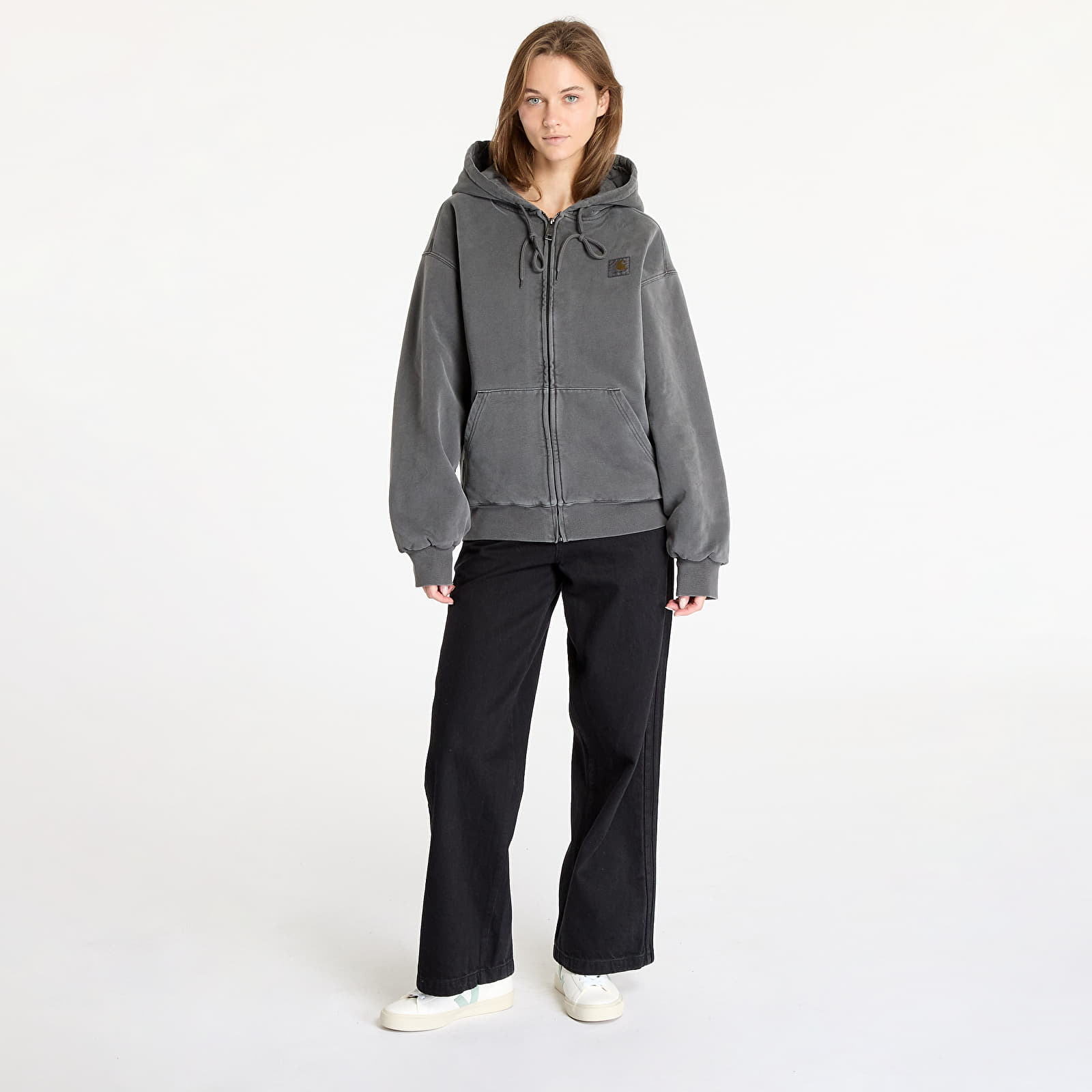 Bluzy Carhartt WIP Hooded Vista Jacket UNISEX Graphite Garment Dyed