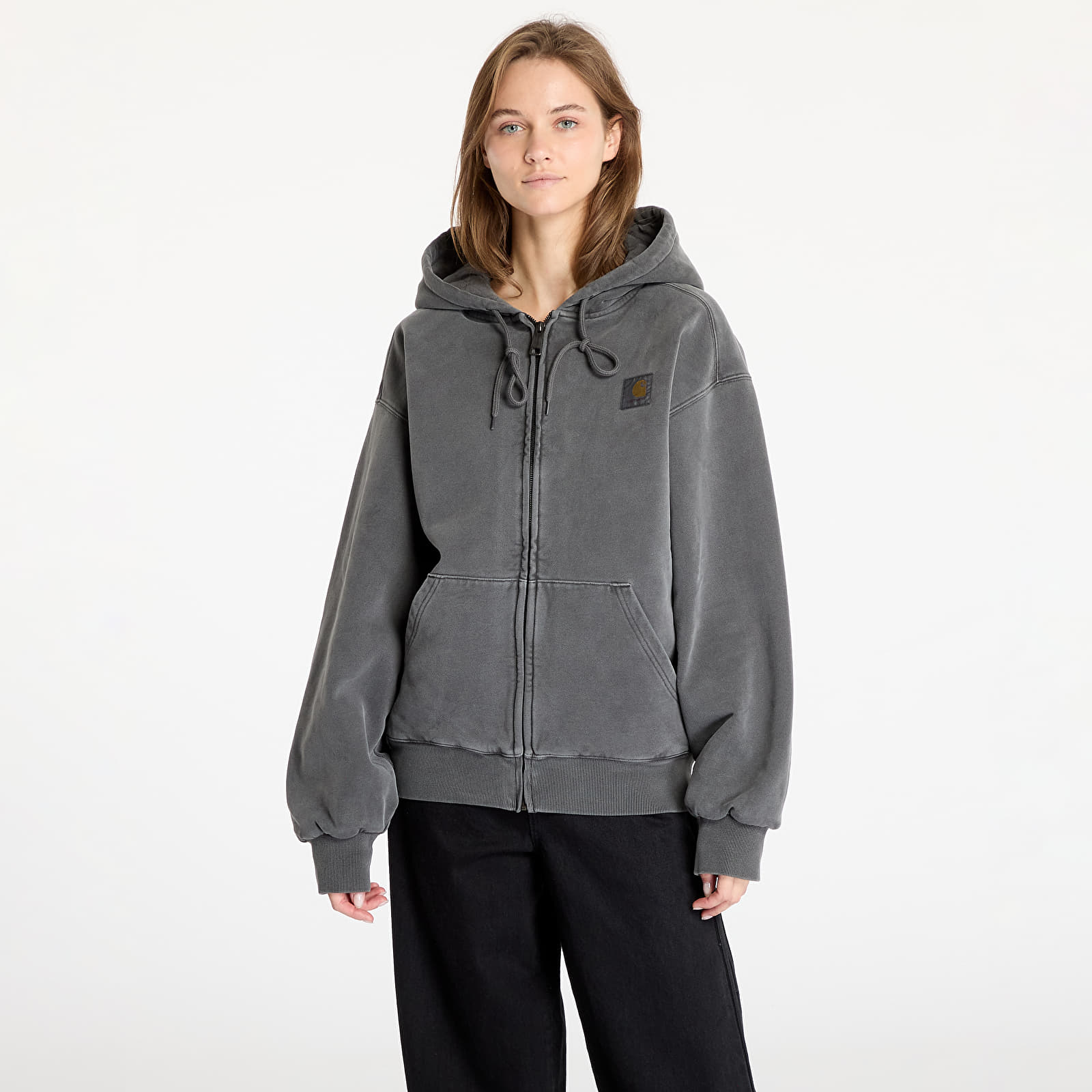 Bluzy Carhartt WIP Hooded Vista Jacket UNISEX Graphite Garment Dyed