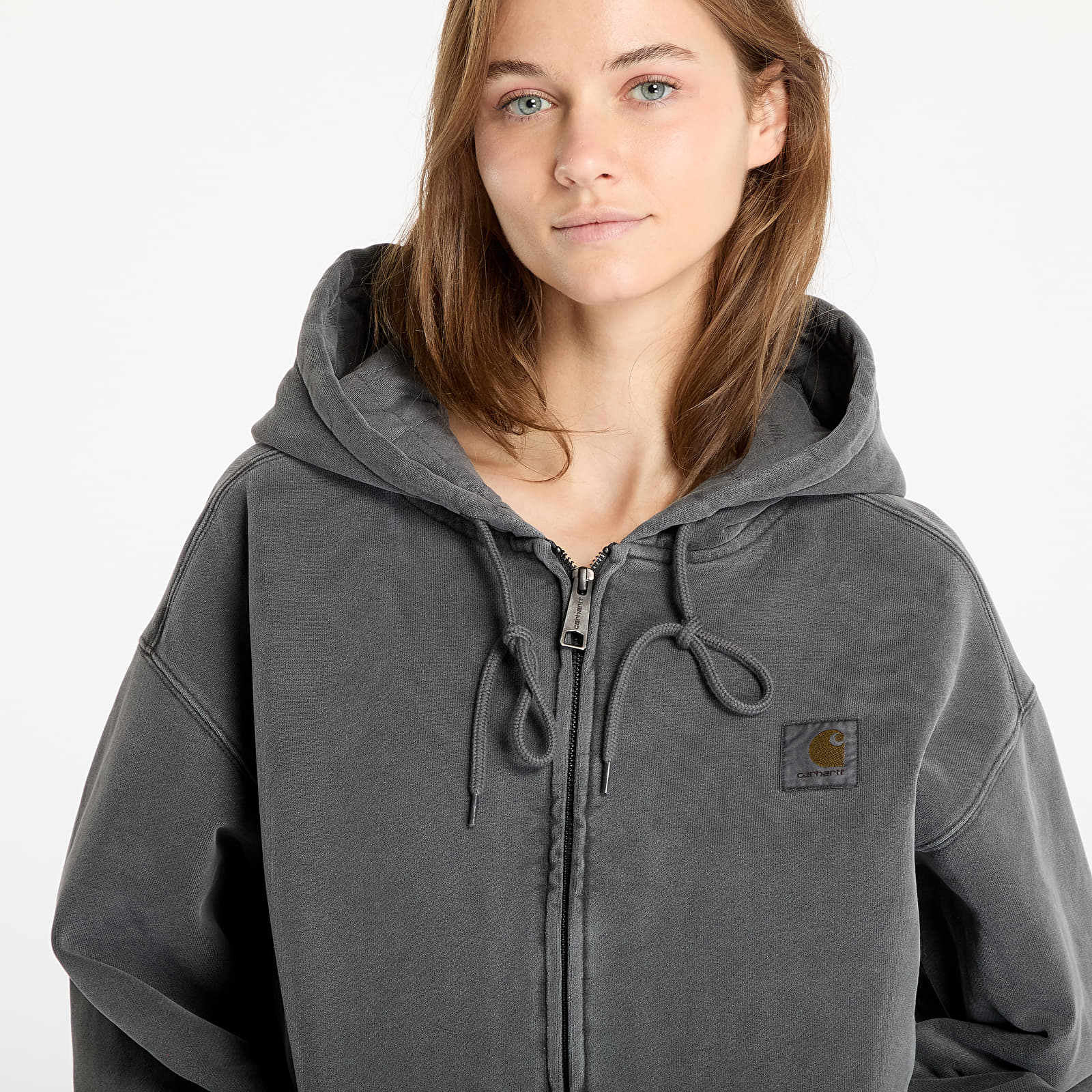 Bluzy Carhartt WIP Hooded Vista Jacket UNISEX Graphite Garment Dyed