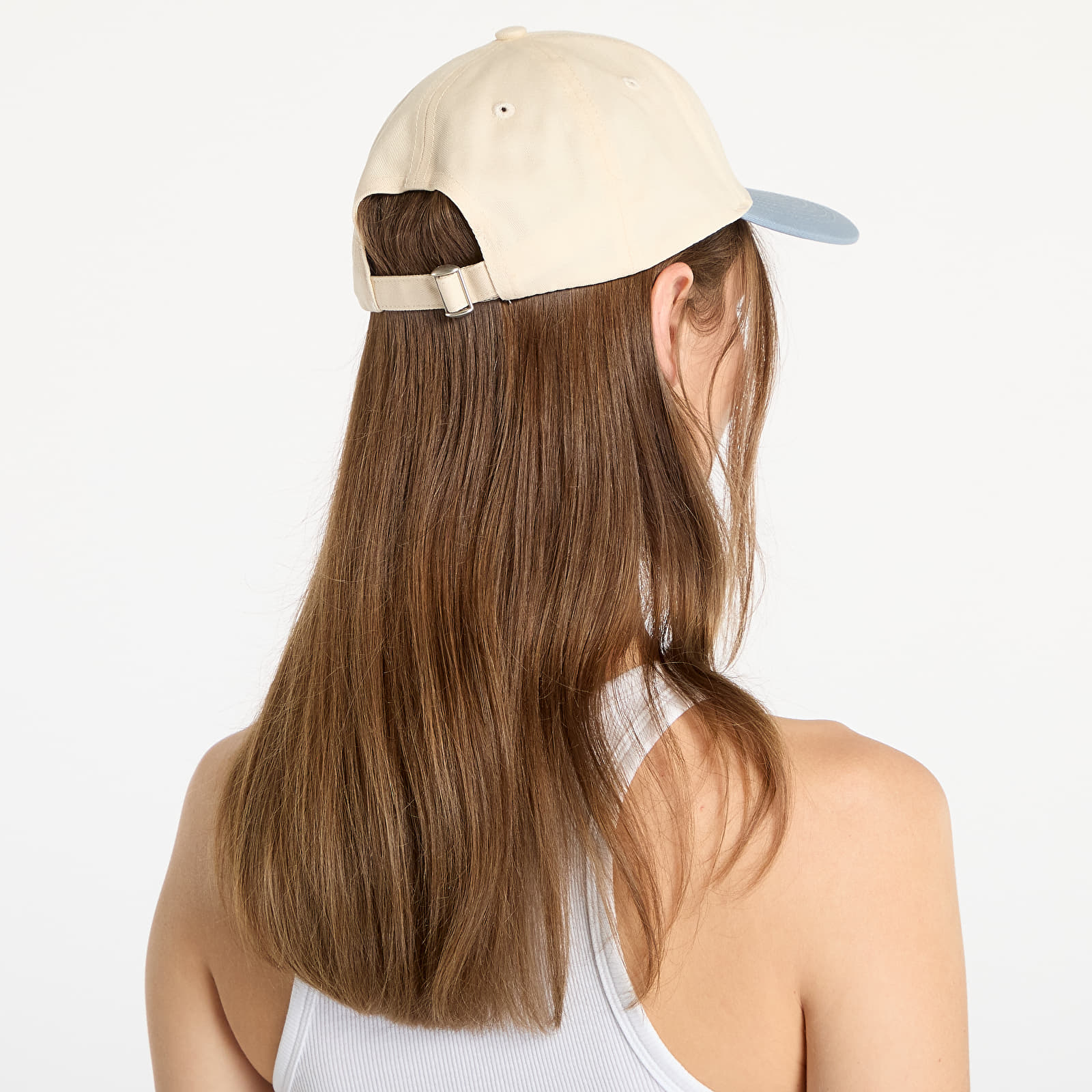 Hætter Queens Essential Two Color Cap Natural/ Baby Blue
