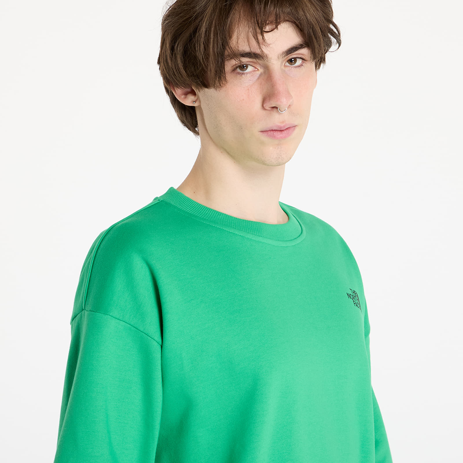Men's sweatshirts The North Face x Yinka Ilori Graphic Crew Sweatshirt UNISEX Optic Emerald
