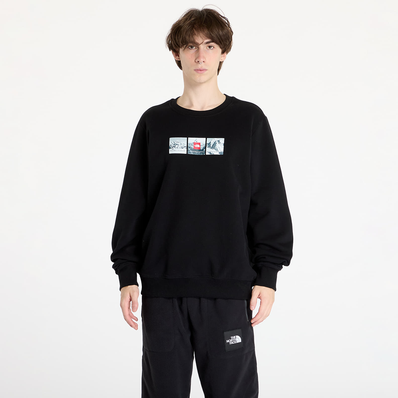 Muške majice The North Face Crew Expedition System TNF Black