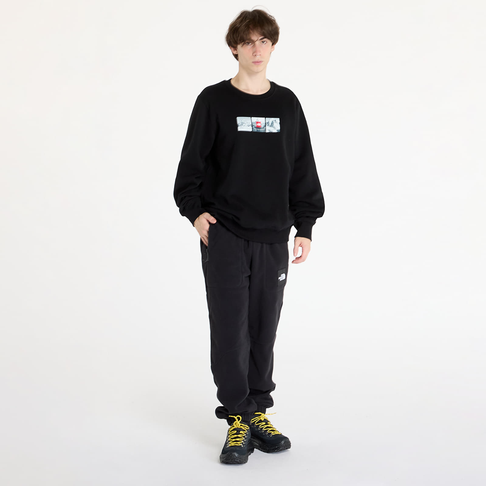 Muške majice The North Face Crew Expedition System TNF Black