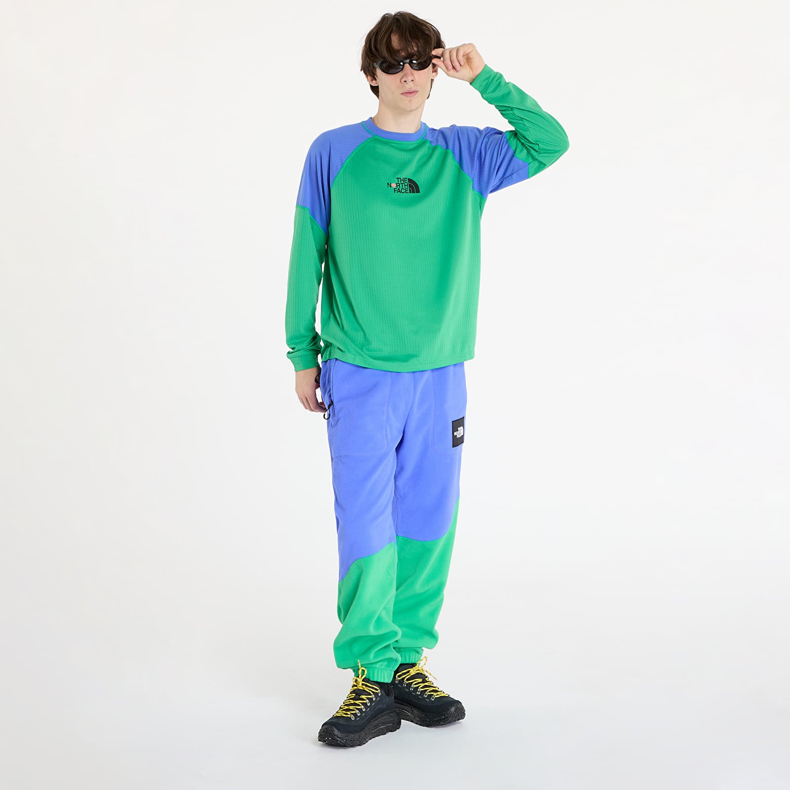 Meeste T-särgid The North Face x Yinka Ilori Long Sleeve Tech Tee Optic Emerald