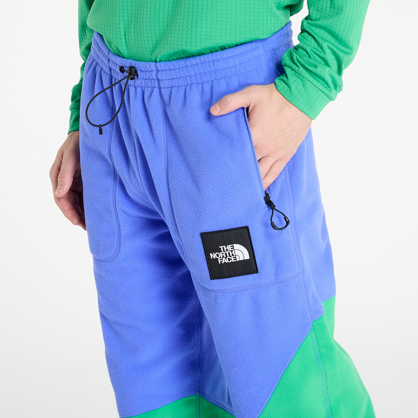 Men's sweatpants The North Face x Yinka Ilori Fleece Pant Solar Blue/ Optic Emerald