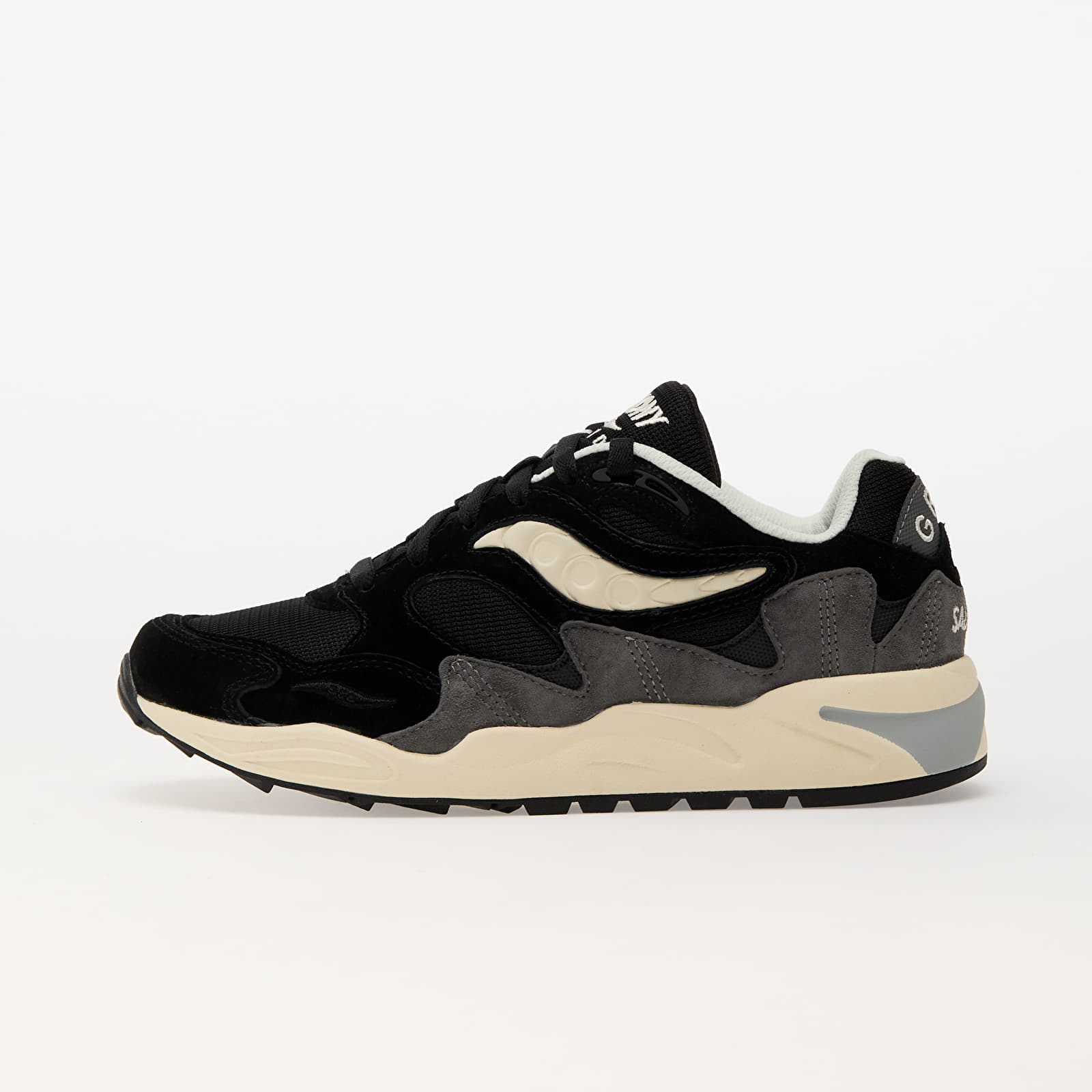 Men's sneakers and shoes Saucony Grid Shadow 2 Black/ Cream