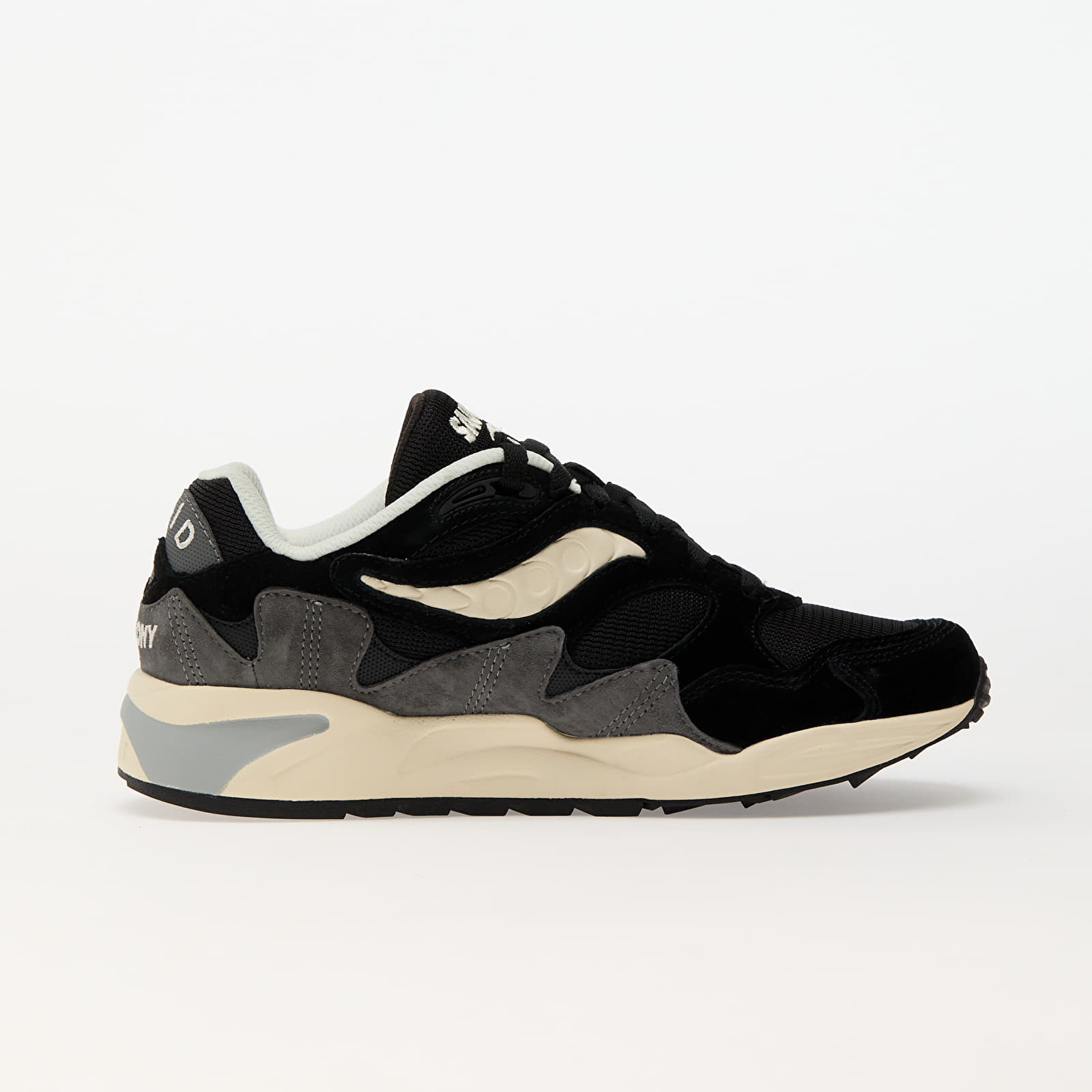 Men's sneakers and shoes Saucony Grid Shadow 2 Black/ Cream