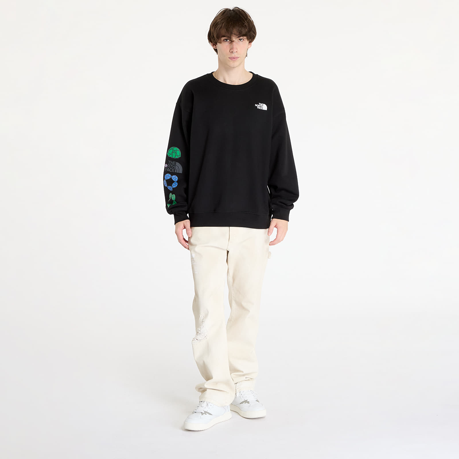 Sweatshirts pour hommes The North Face x Yinka Ilori Graphic Crewneck Sweatshirt TNF Black