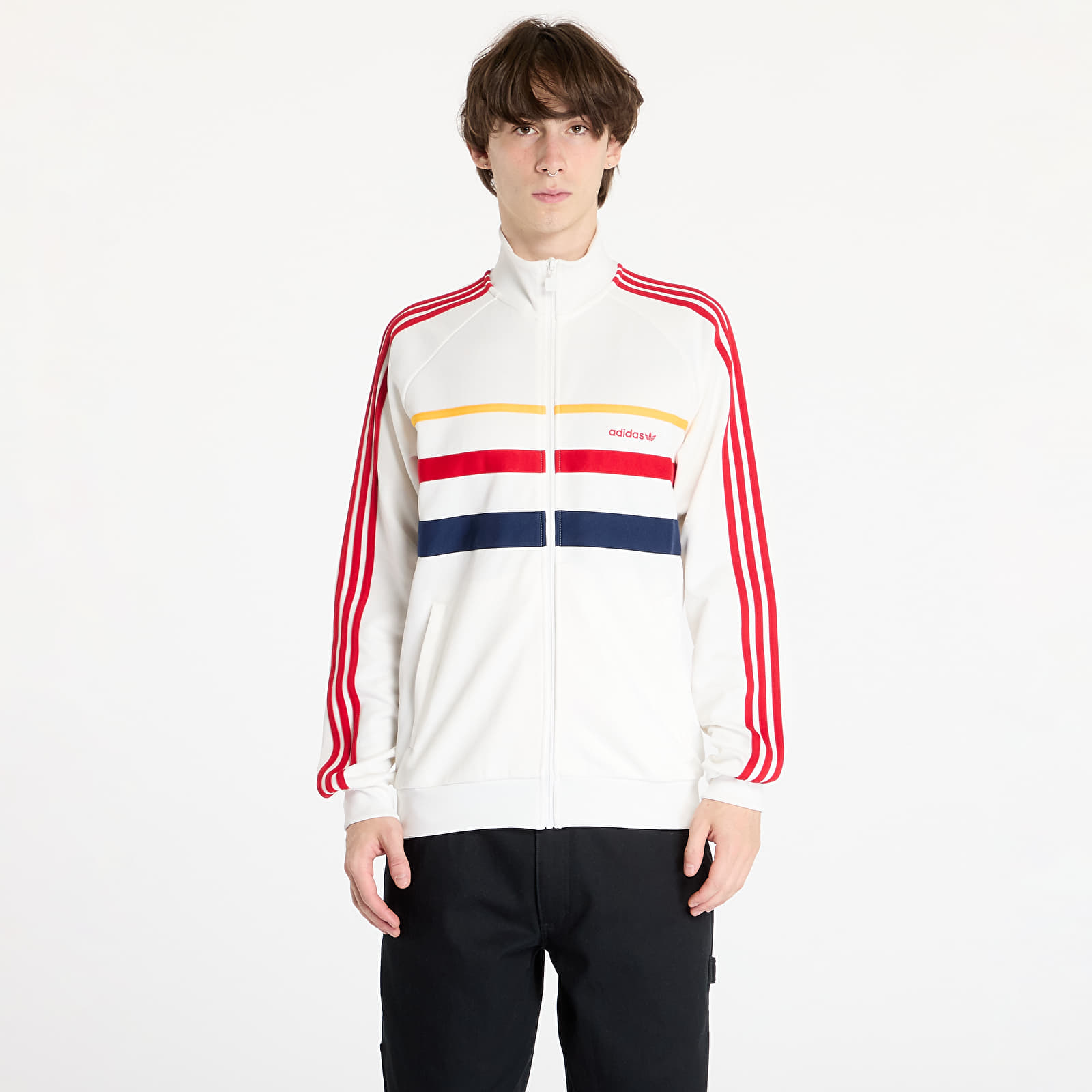 Men's sweatshirts adidas The First Tracktop Cloud White