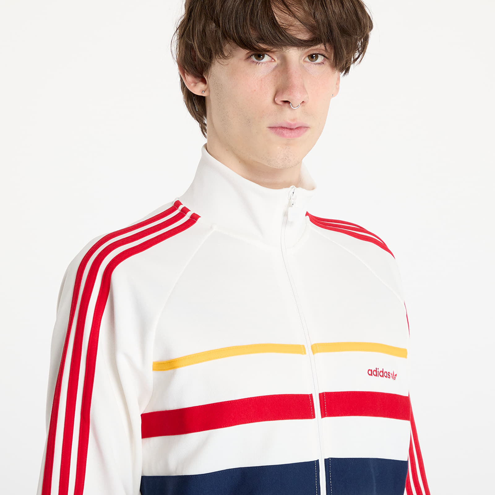 Men's sweatshirts adidas The First Tracktop Cloud White