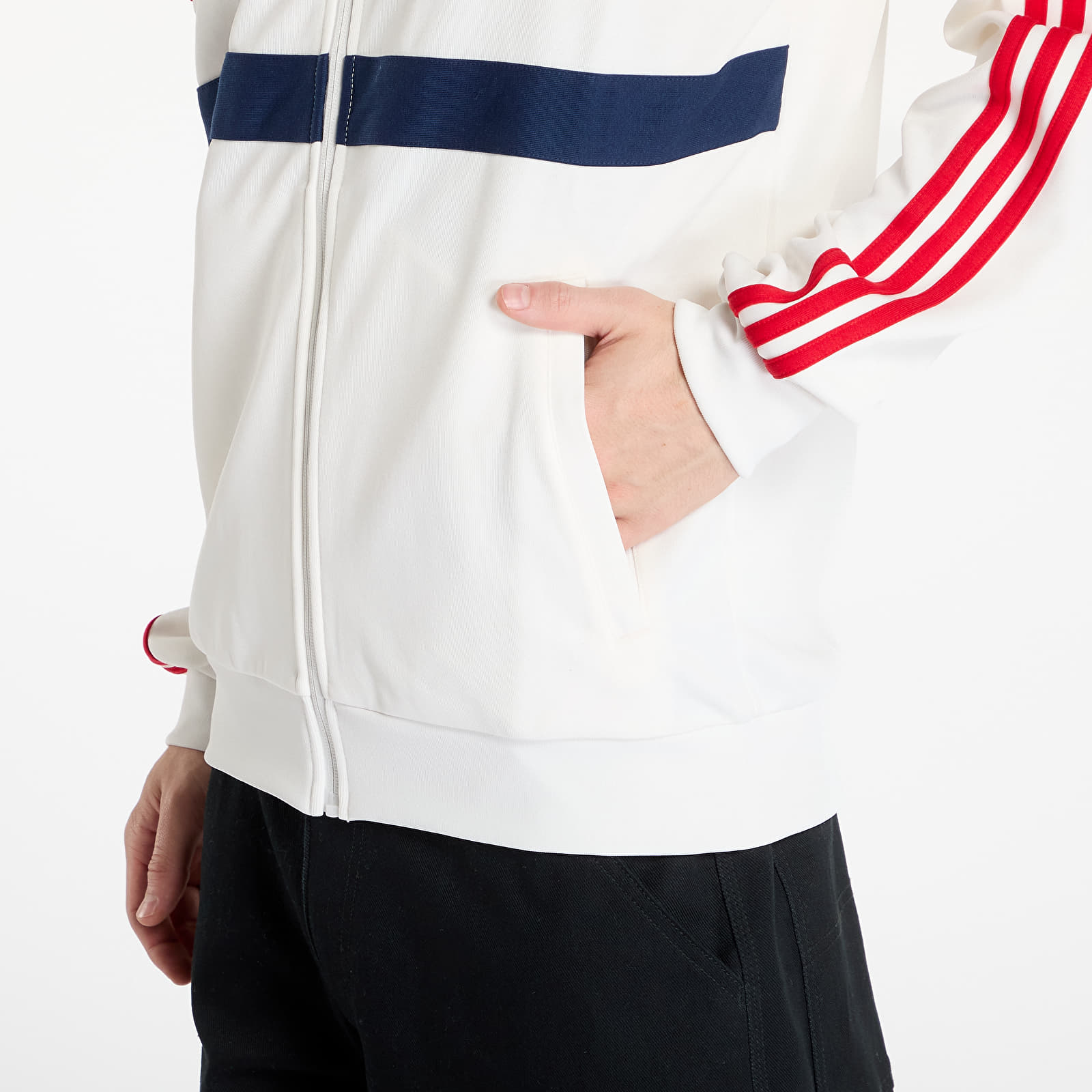 Men's sweatshirts adidas The First Tracktop Cloud White