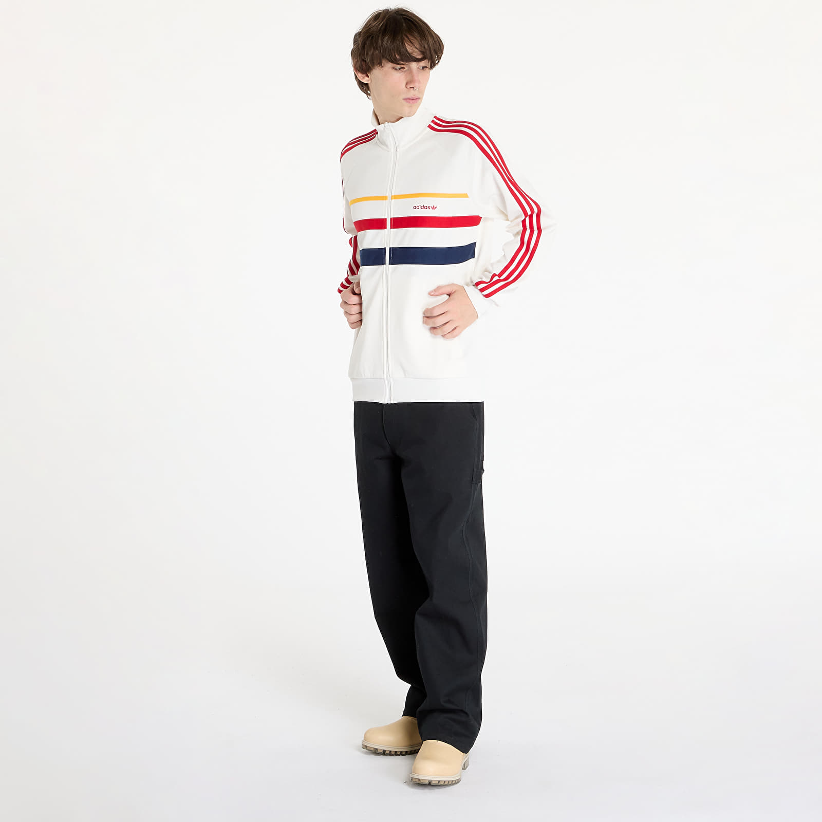 Men's sweatshirts adidas The First Tracktop Cloud White