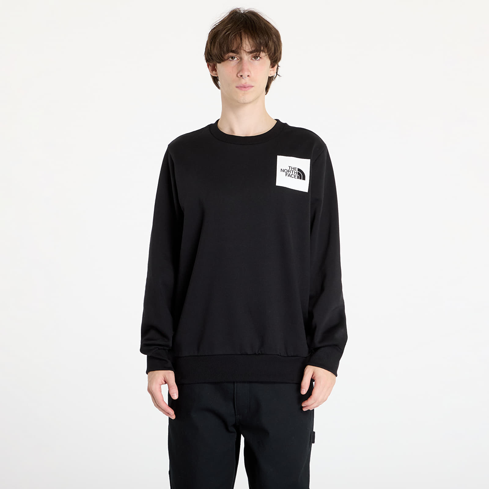 Hanorac The North Face Fine Crewneck Sweatshirt TNF Black