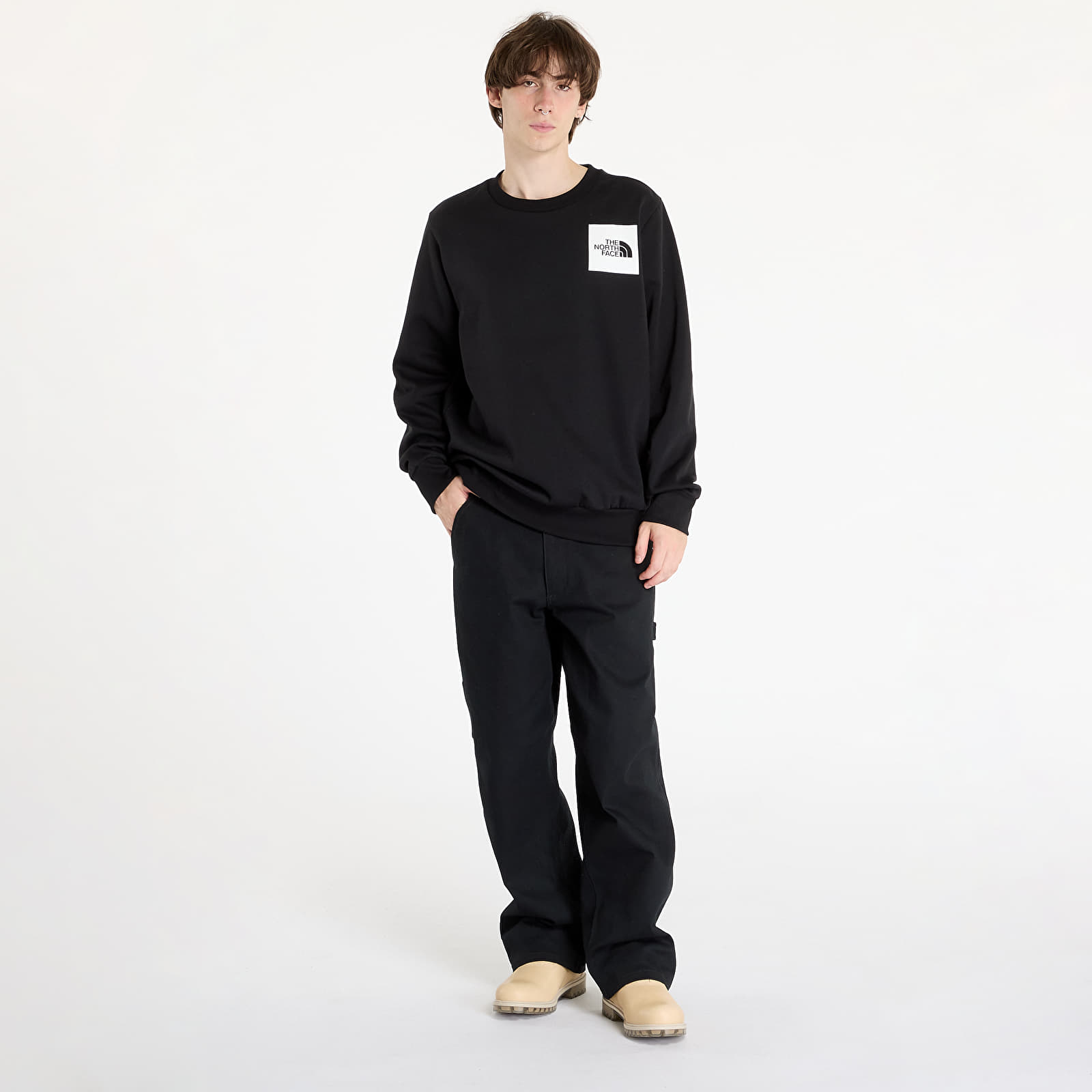 Sudaderas de hombre The North Face Fine Crewneck Sweatshirt TNF Black