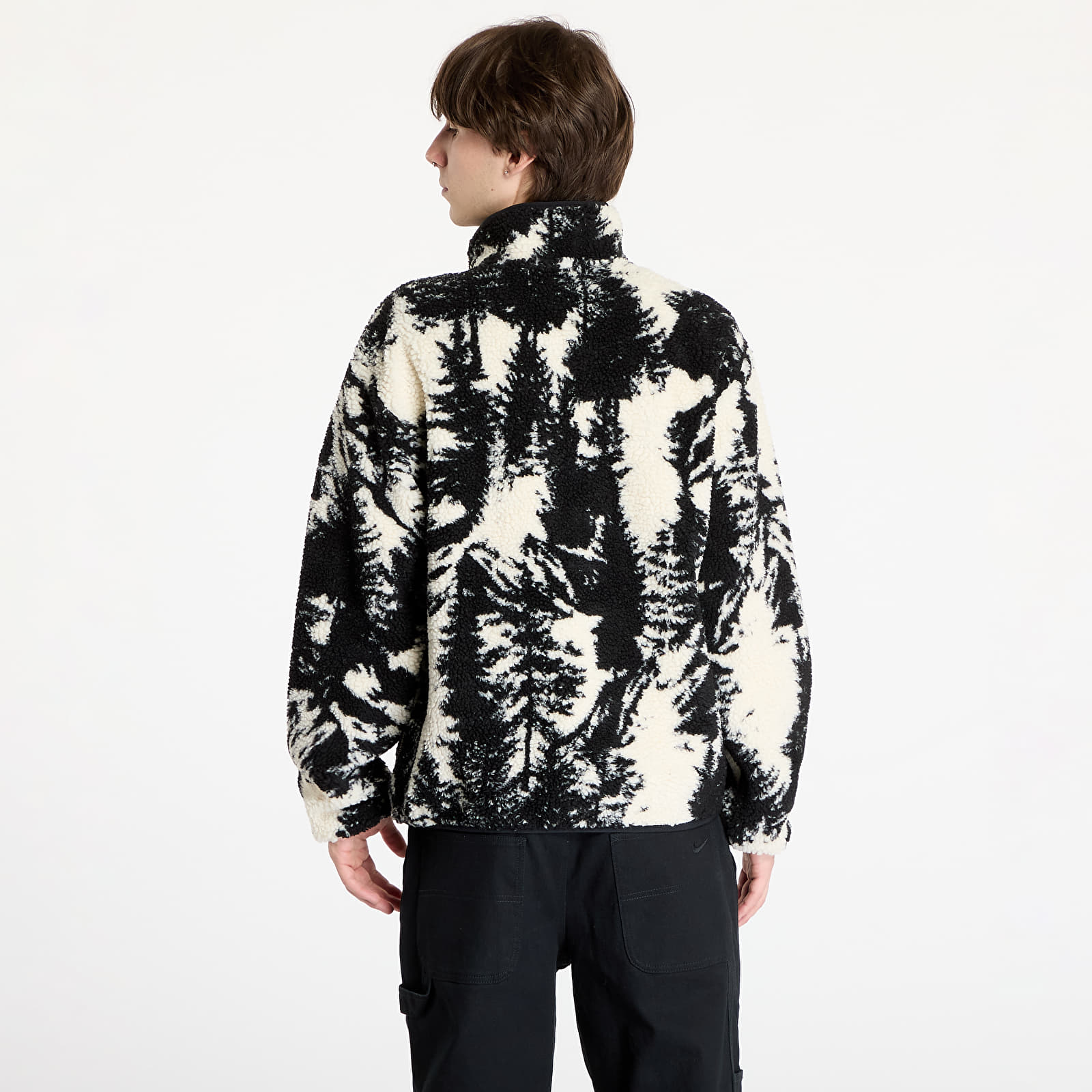 Мъжки якета Napapijri T-Argient Aop Track Jacket Black/ White