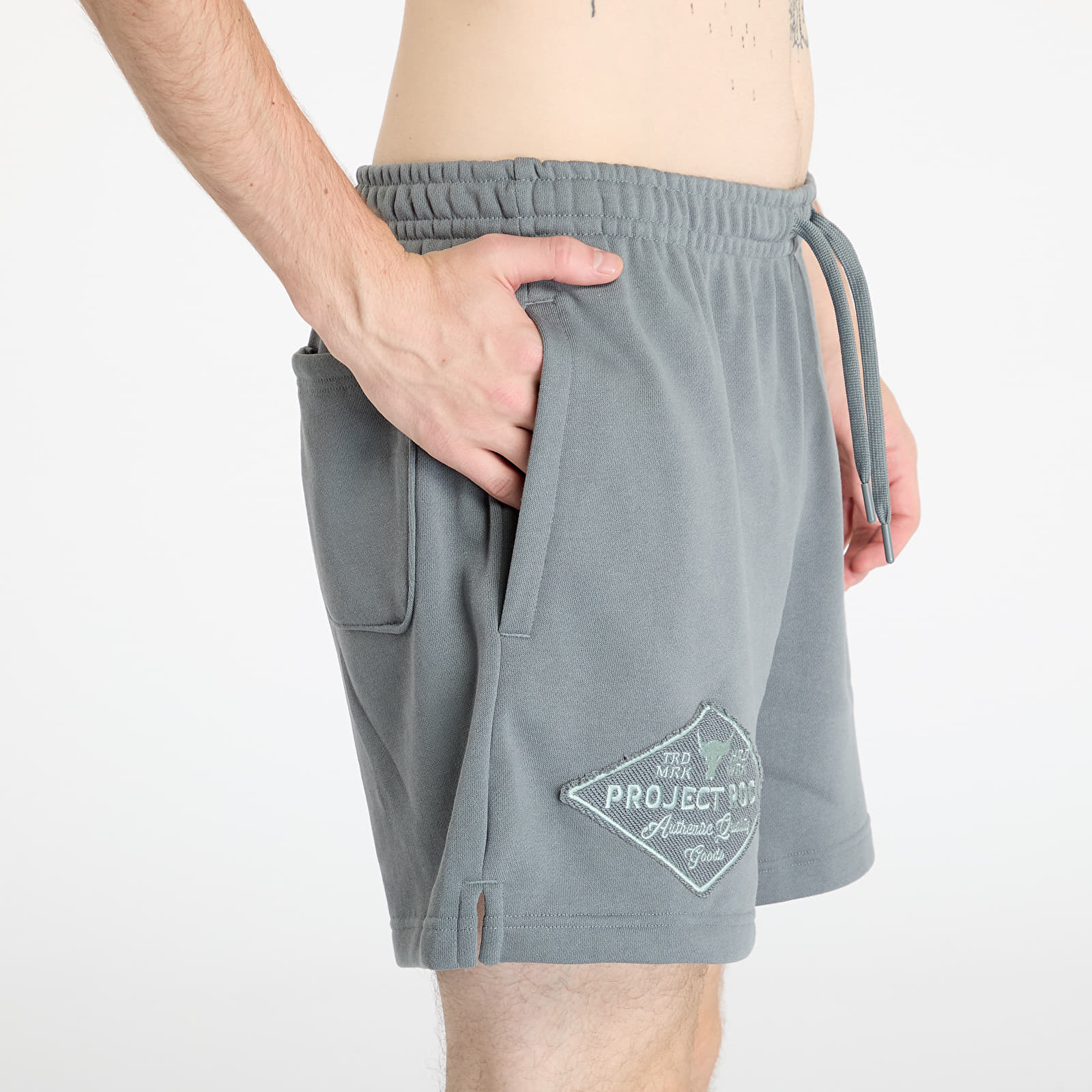 Pantalones cortos para hombre Under Armour Project Rock Heavyweight Tools Shorts Clay Green/ Clay Green