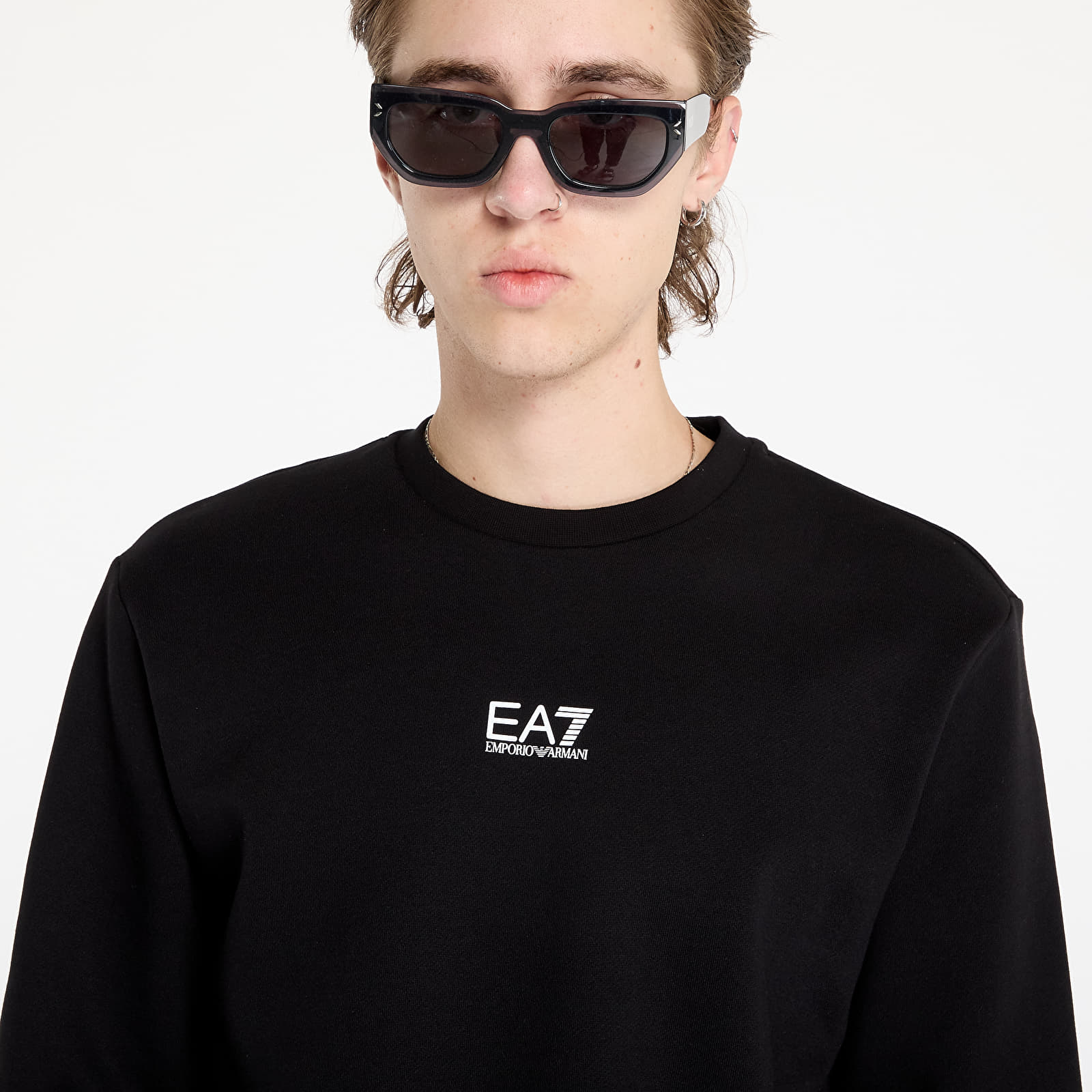 Hættetrøjer og sweatshirts EA7 Emporio Armani Sweatshirt Black