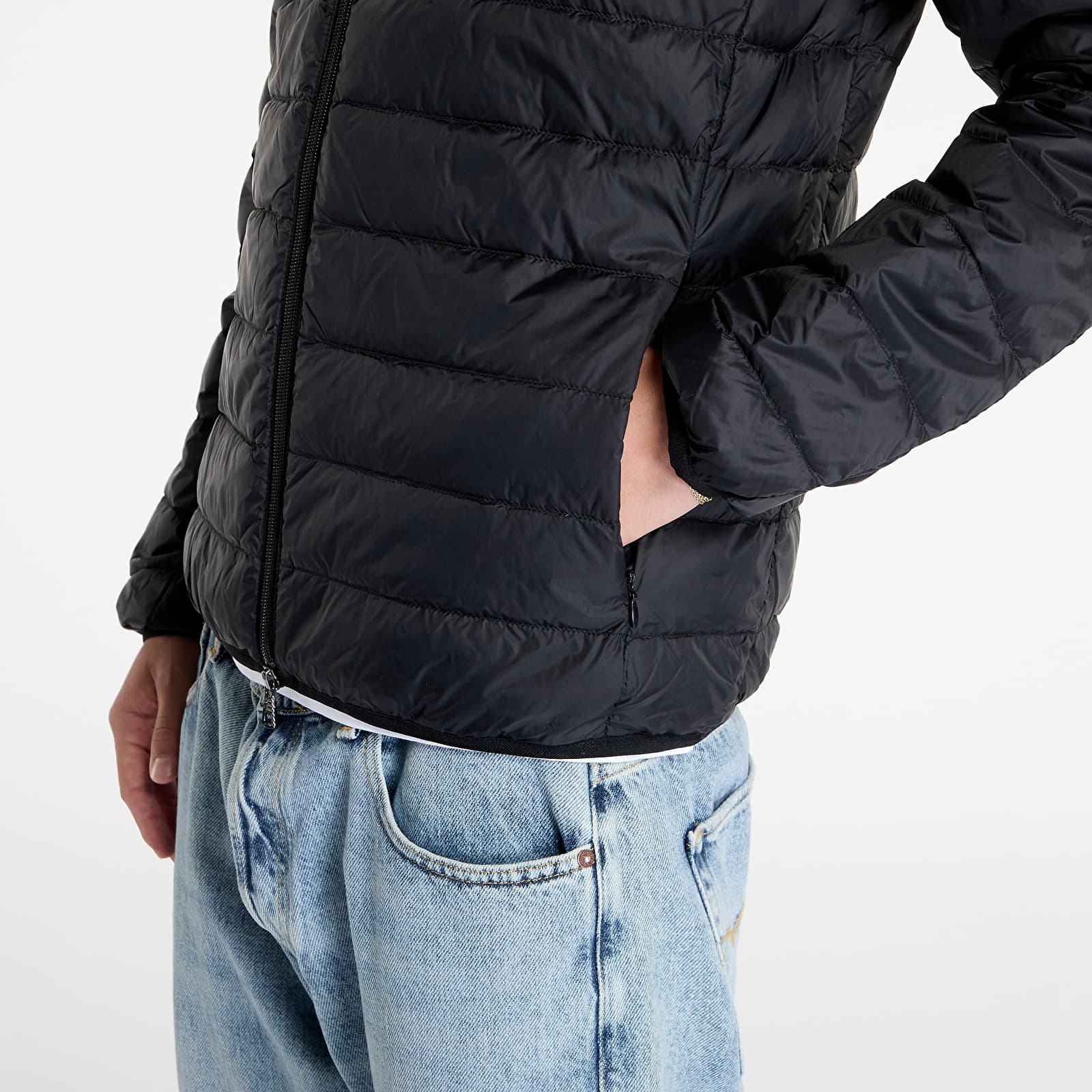 Emporio armani black down jacket online