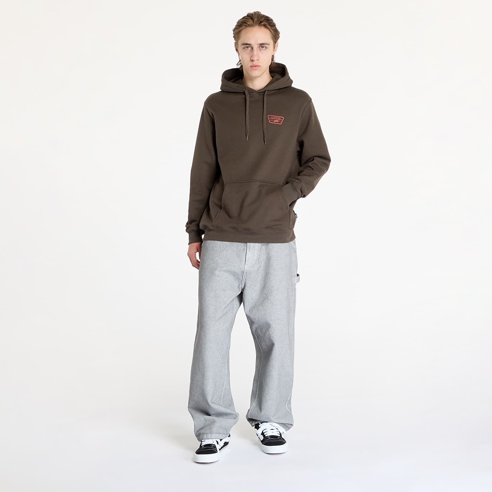 Kapuutsikud ja kampsunid Vans Full Patch Pullover Turkish Coffee