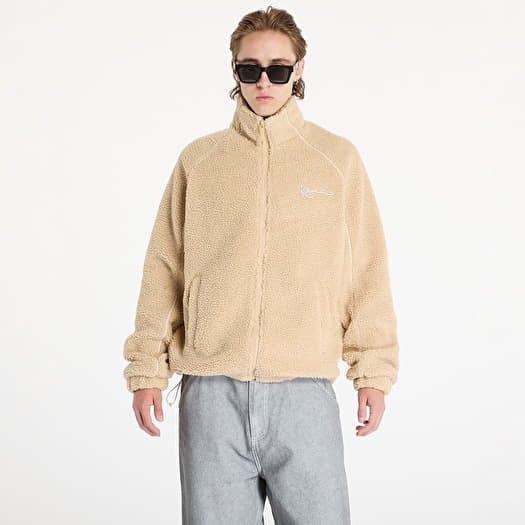 Bunda Karl Kani Metal Signature Teddy Jacket Sand/ Light Sand