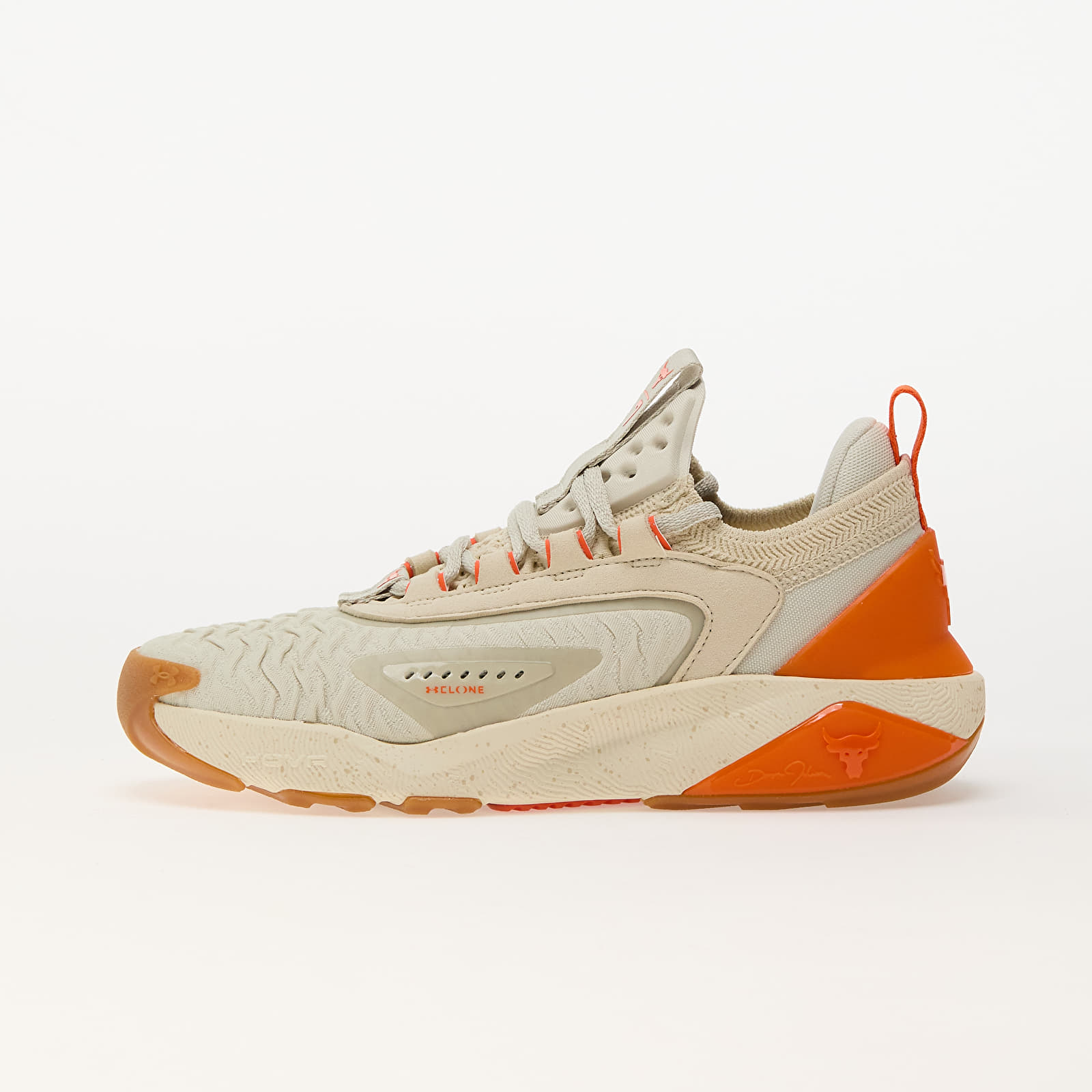 Women's sneakers and shoes Under Armour W Project Rock 7 Silt/ Silt/ Team Orange