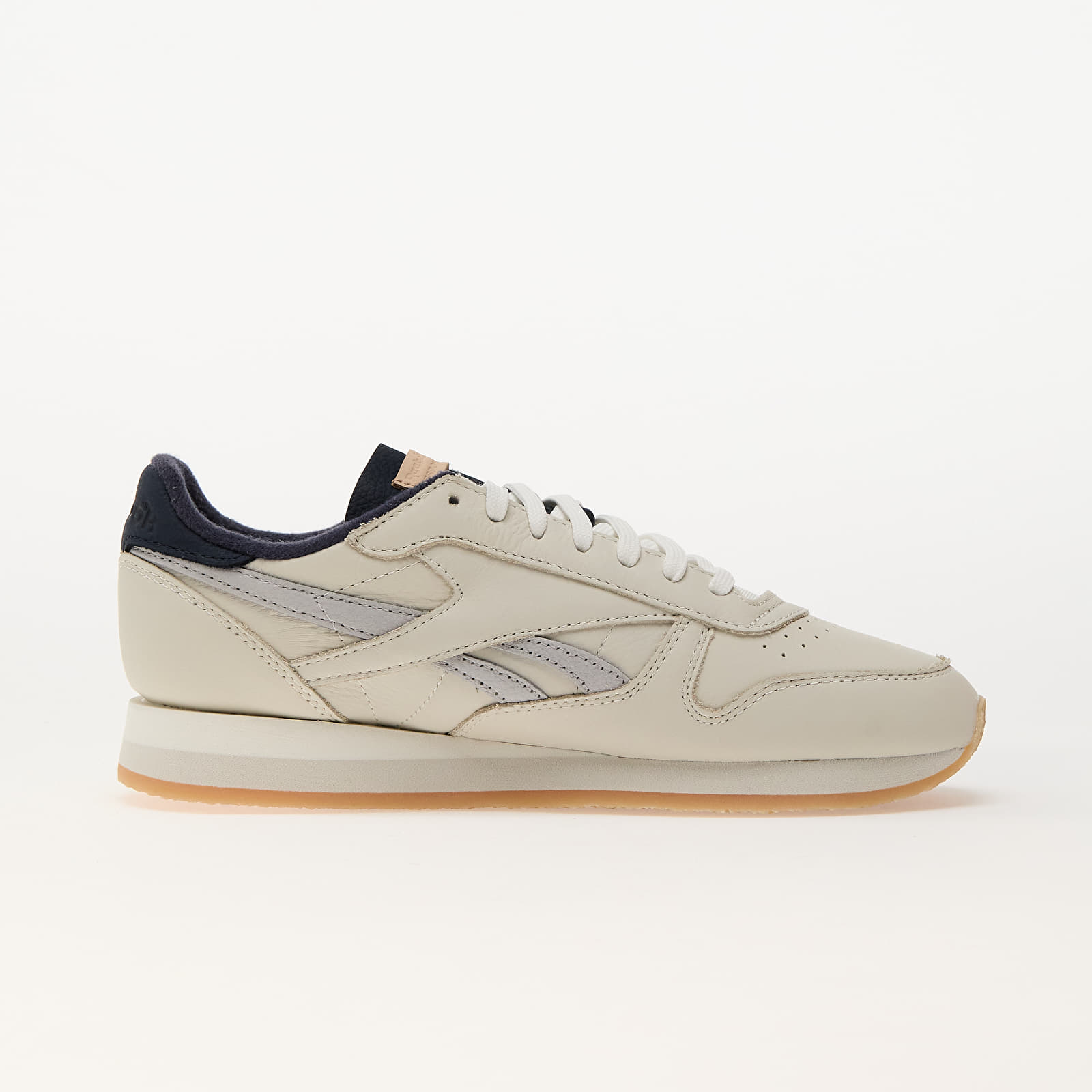 Shoes Reebok Classic Leather Premium Chalk/ Vector Navy/ Grey 1