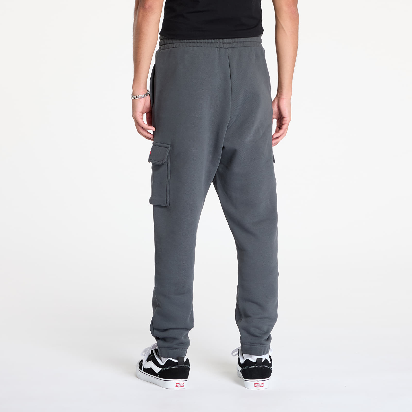 Pantalones de chándal para hombre Tommy Jeans Regular Badge Car Pants Gray