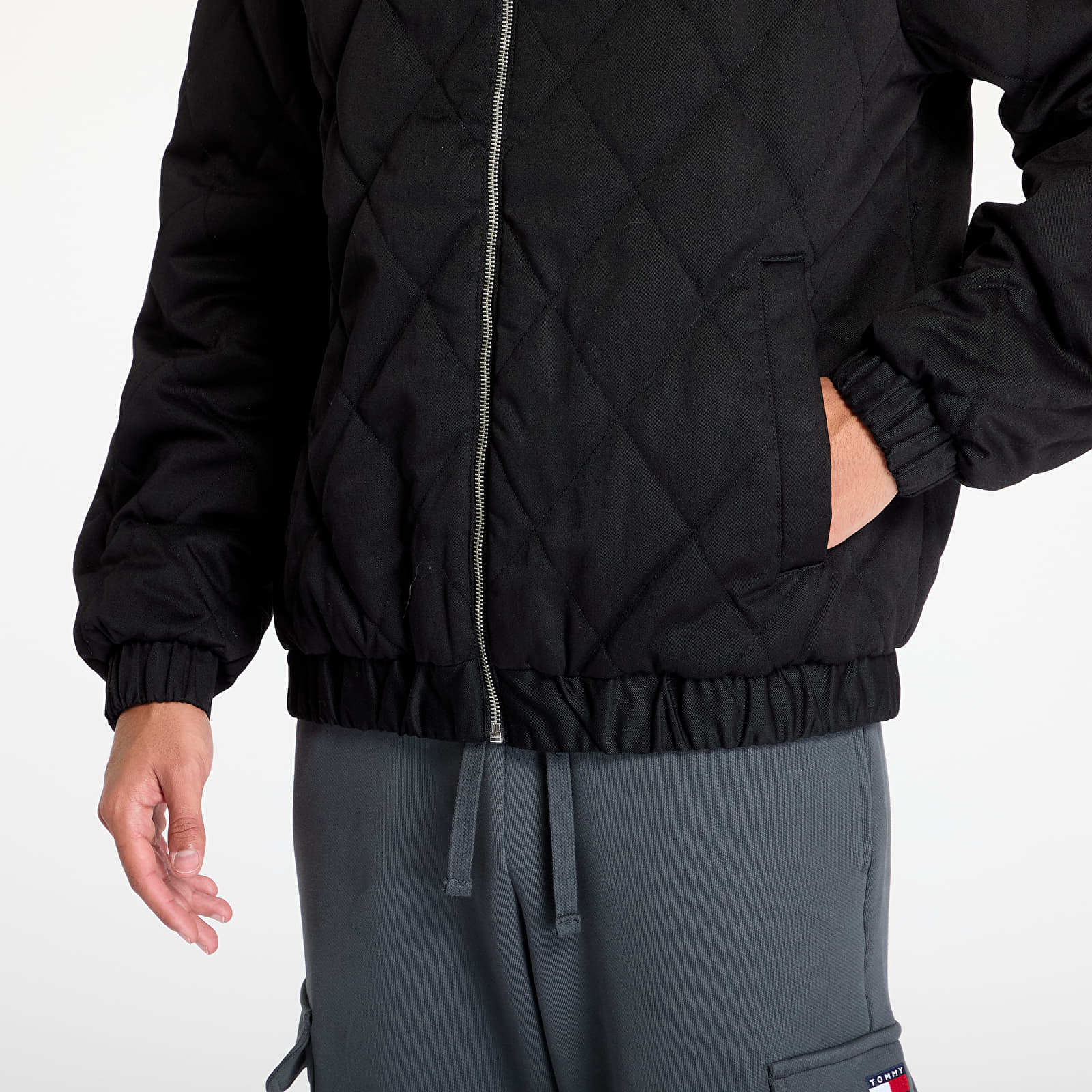 Chaquetas de hombre Tommy Jeans Essential Quilted Jacket Black