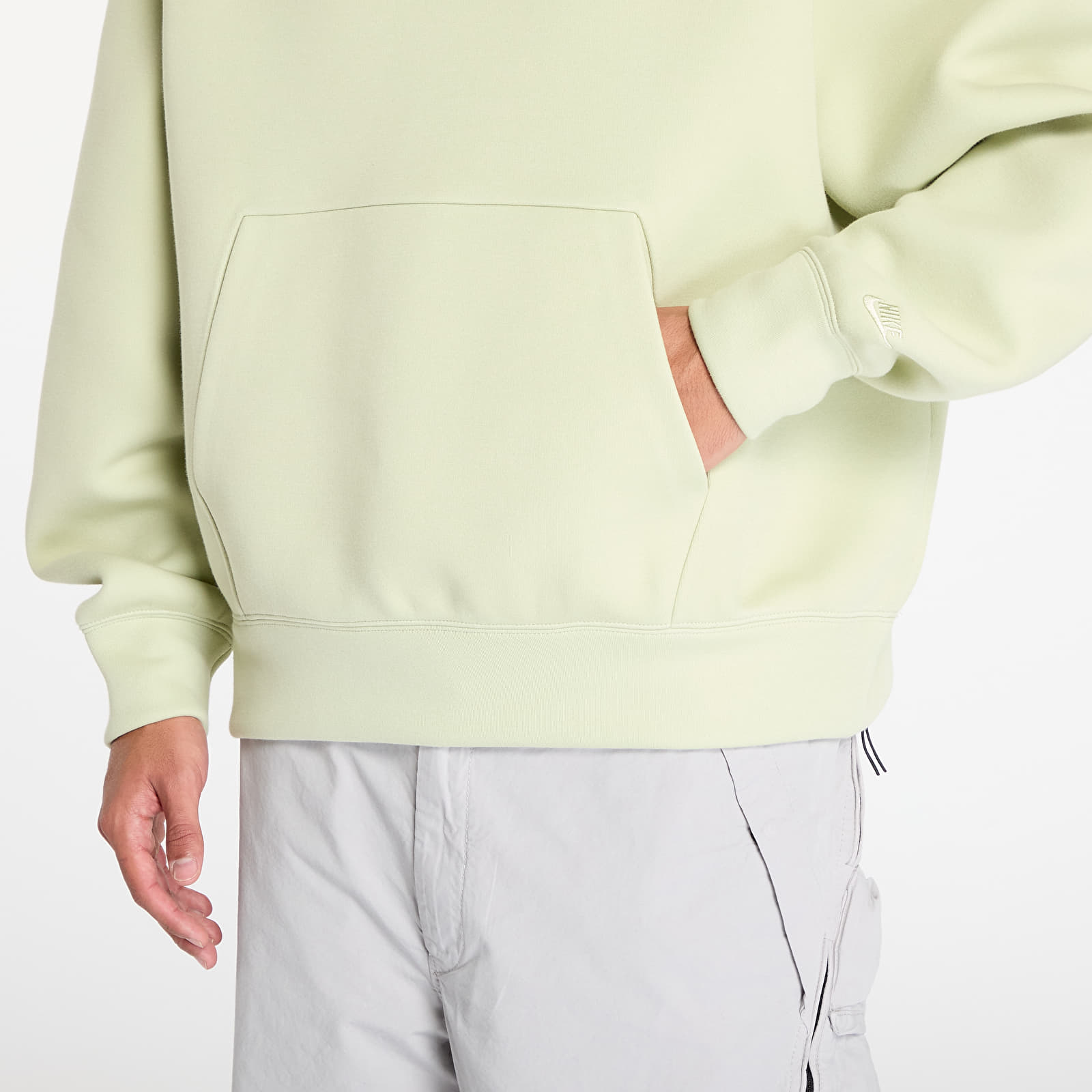 Men's sweatshirts Nike Tech Reimagined Men's Fleece Hoodie Olive Aura/ Olive Aura