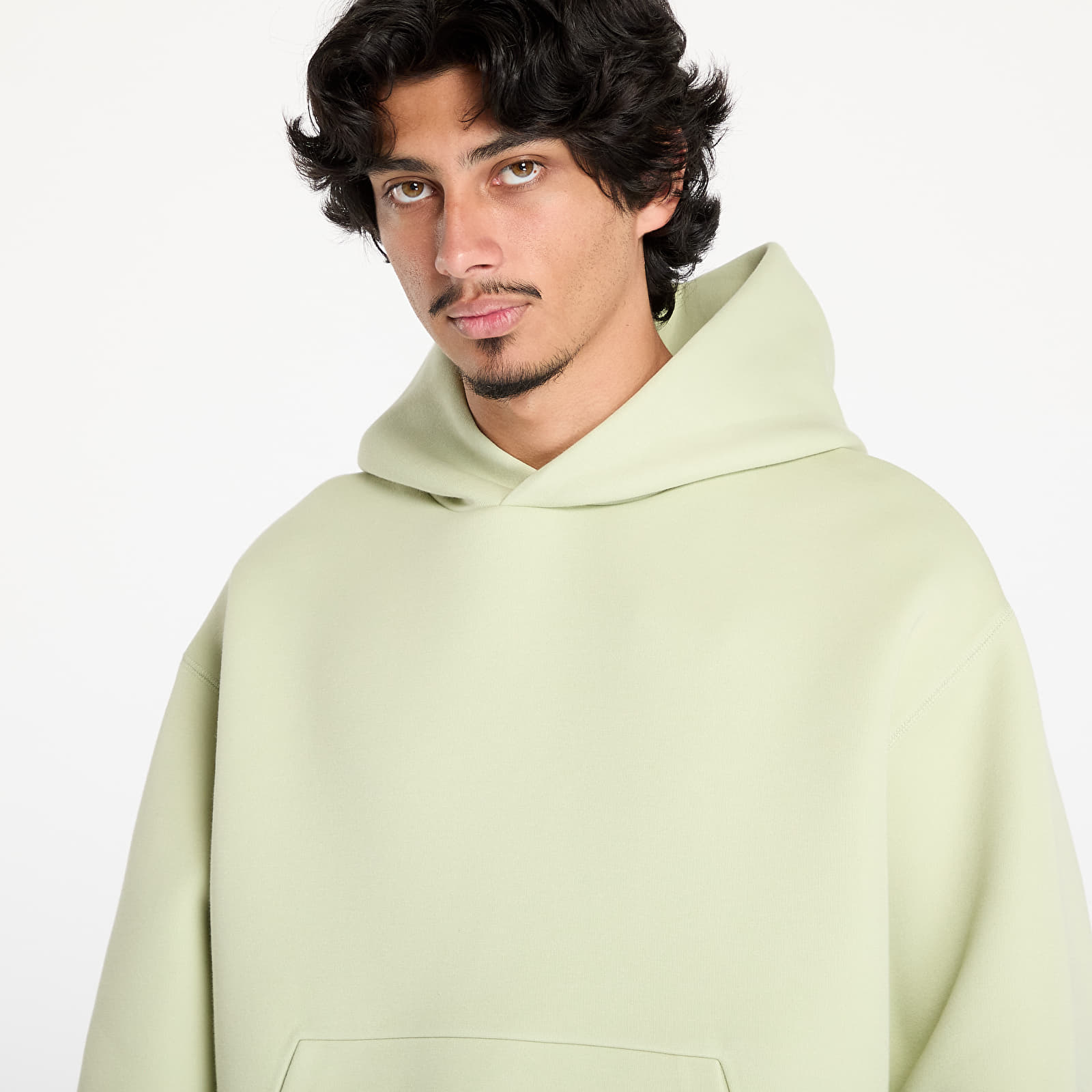 Men's sweatshirts Nike Tech Reimagined Men's Fleece Hoodie Olive Aura/ Olive Aura