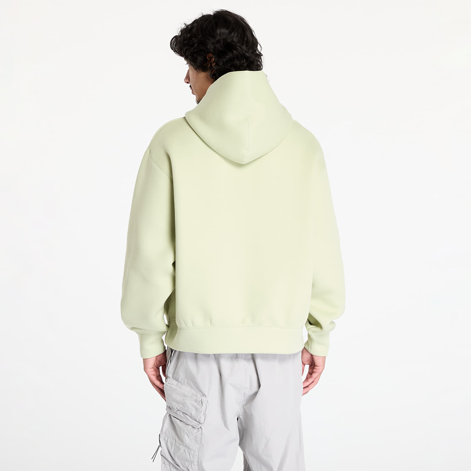 Men's sweatshirts Nike Tech Reimagined Men's Fleece Hoodie Olive Aura/ Olive Aura