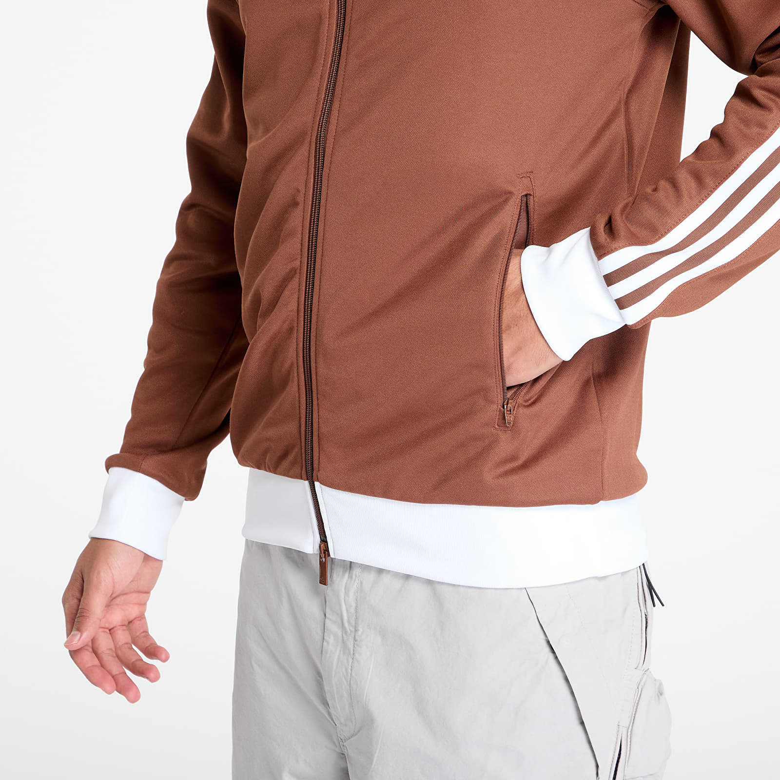 Bluzy męskie Adicolor Classics Track Top Preloved Brown