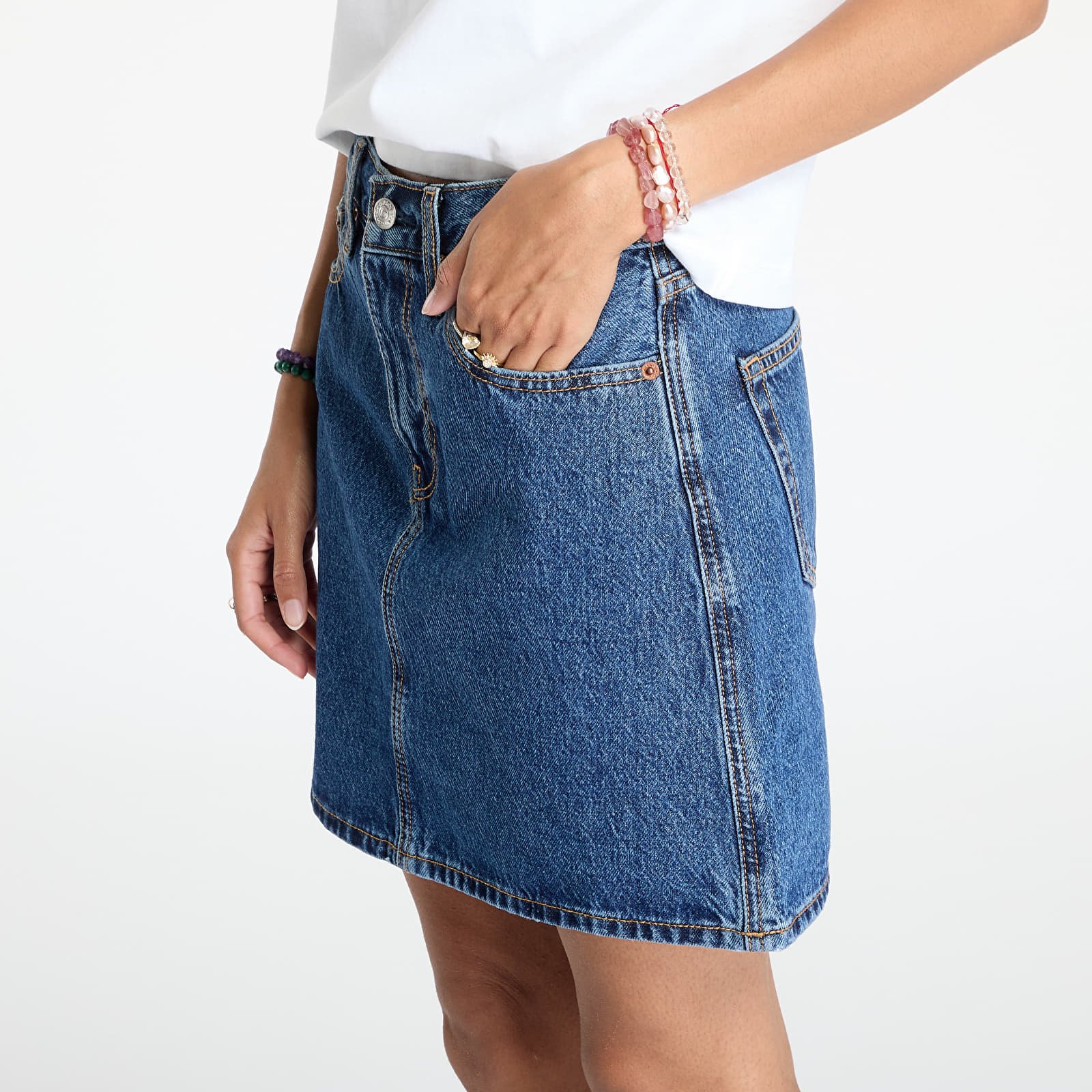 Skirts Calvin Klein Jeans Hero High Rise Mini Skirt Blue