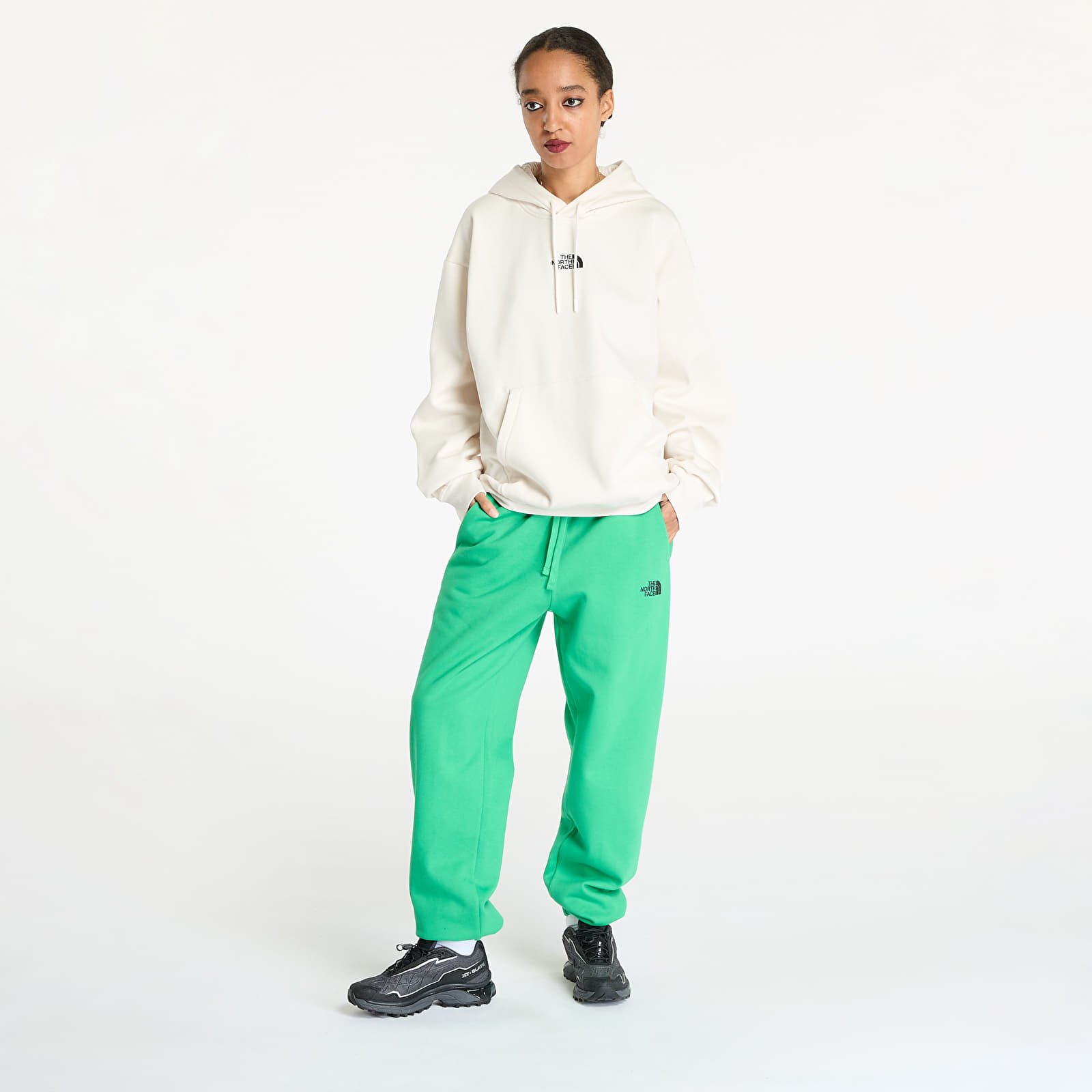 Women's Sweatshirts The North Face Essential Oversize Hoodie White Dune