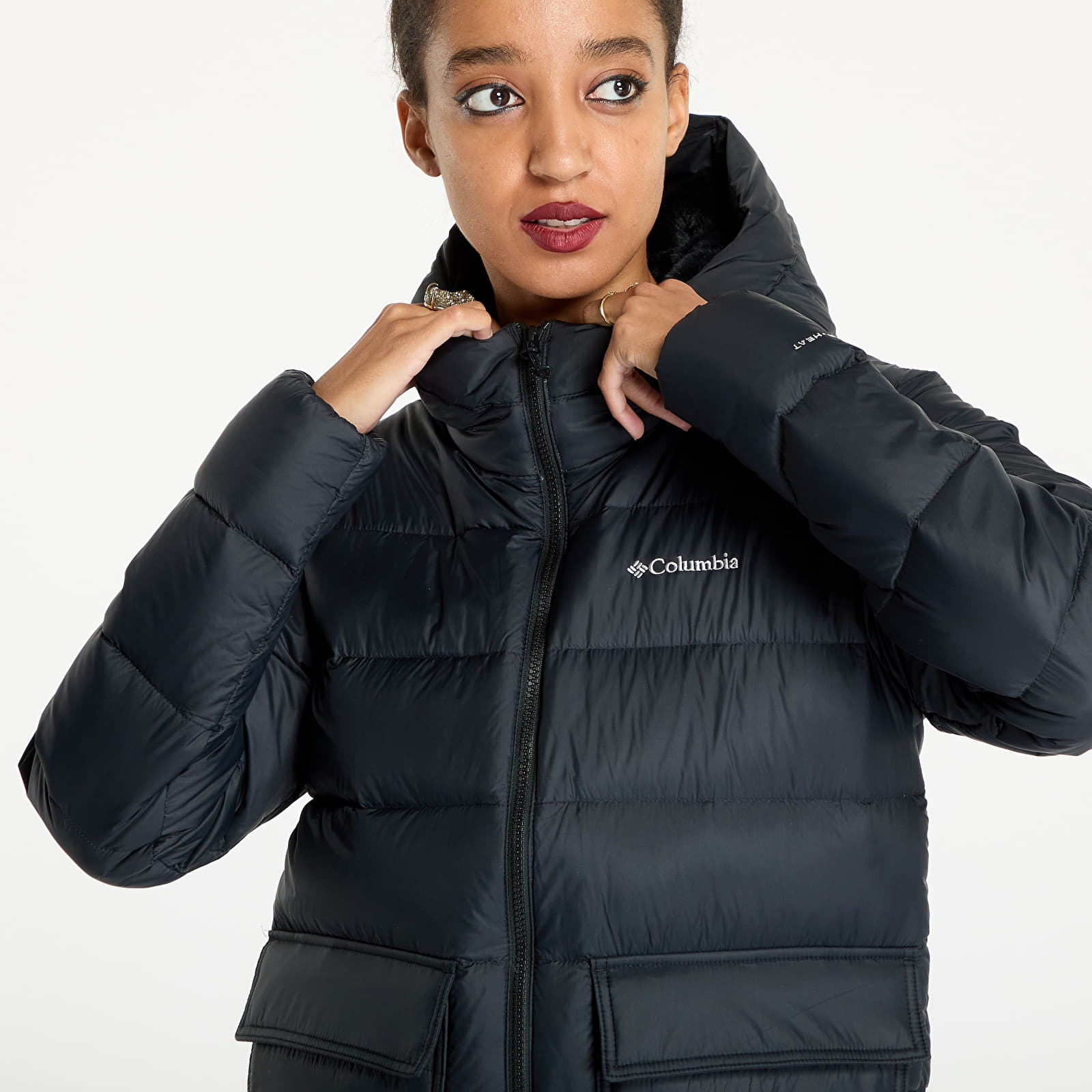 Women's jackets Columbia Harmony Falls™ Hooded Down Jacket Black