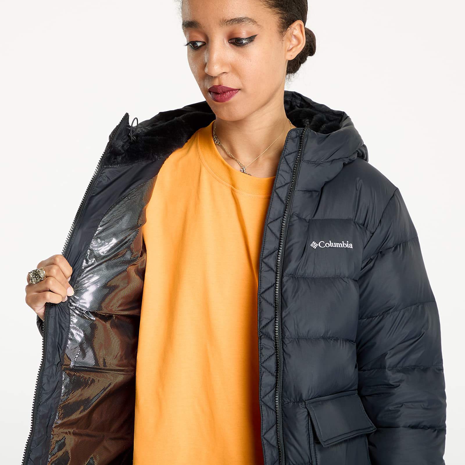 Women's jackets Columbia Harmony Falls™ Hooded Down Jacket Black