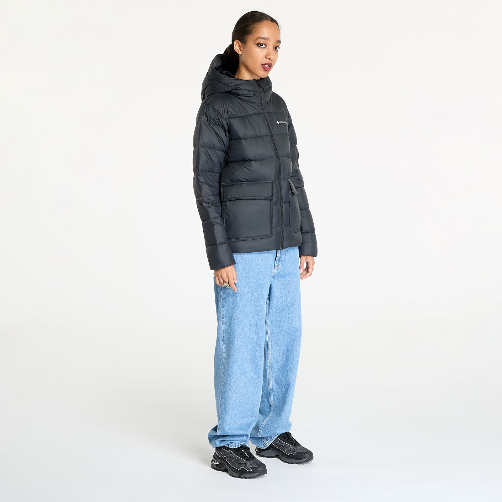 Women's jackets Columbia Harmony Falls™ Hooded Down Jacket Black
