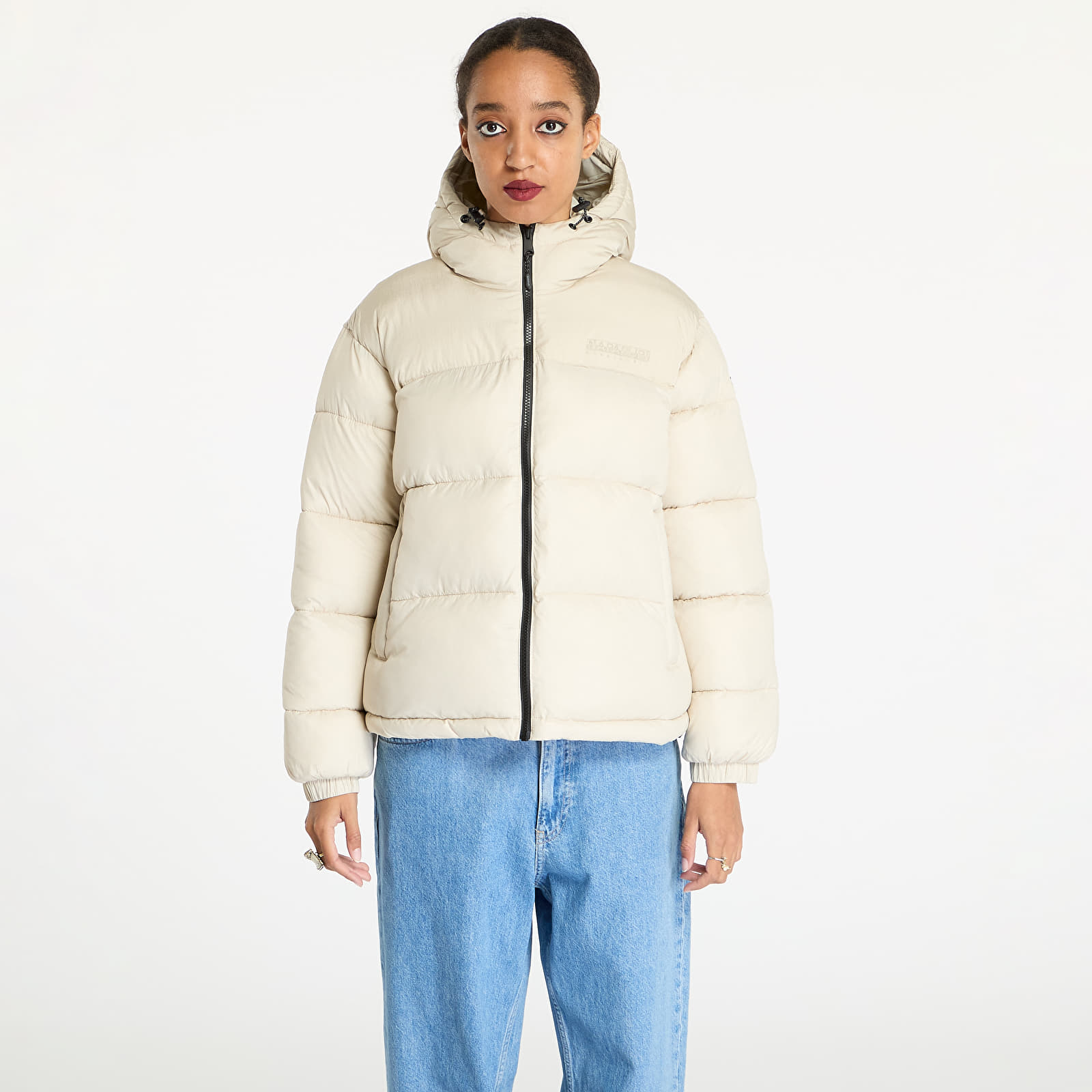 Kurtki damskie Napapijri Hornelen Jacket Beige/ Silver