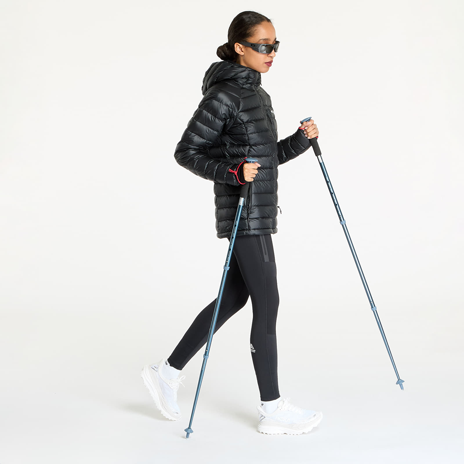 Kurtki puchowe damskie Columbia Arctic Crest™ Down Hooded Jacket Black
