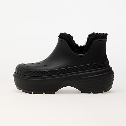 Crocs Stomp Lined Shorty Boot Black/ Black