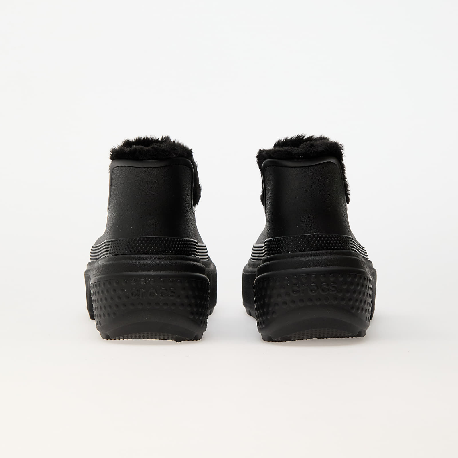 Shoes Crocs Stomp Lined Shorty Boot Black/ Black