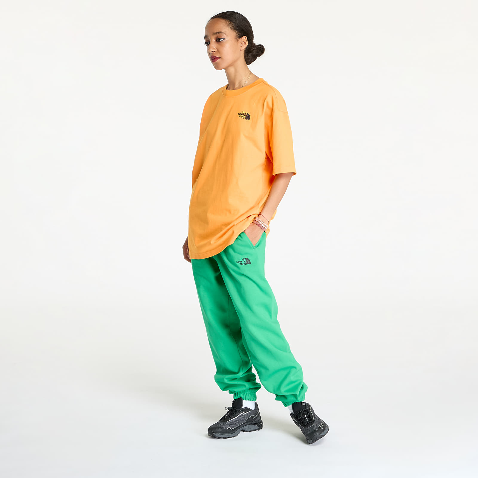 Koszulki męskie The North Face x Yinka Ilori Box Graphic Tee UNISEX Apricot Glaze