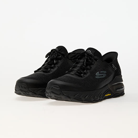 Skechers black shoes queen discount