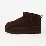 UGG W Classic Ultra Mini Platform Burnt Cedar