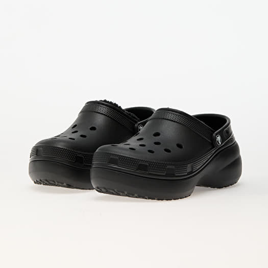 Platform crocs black best sale