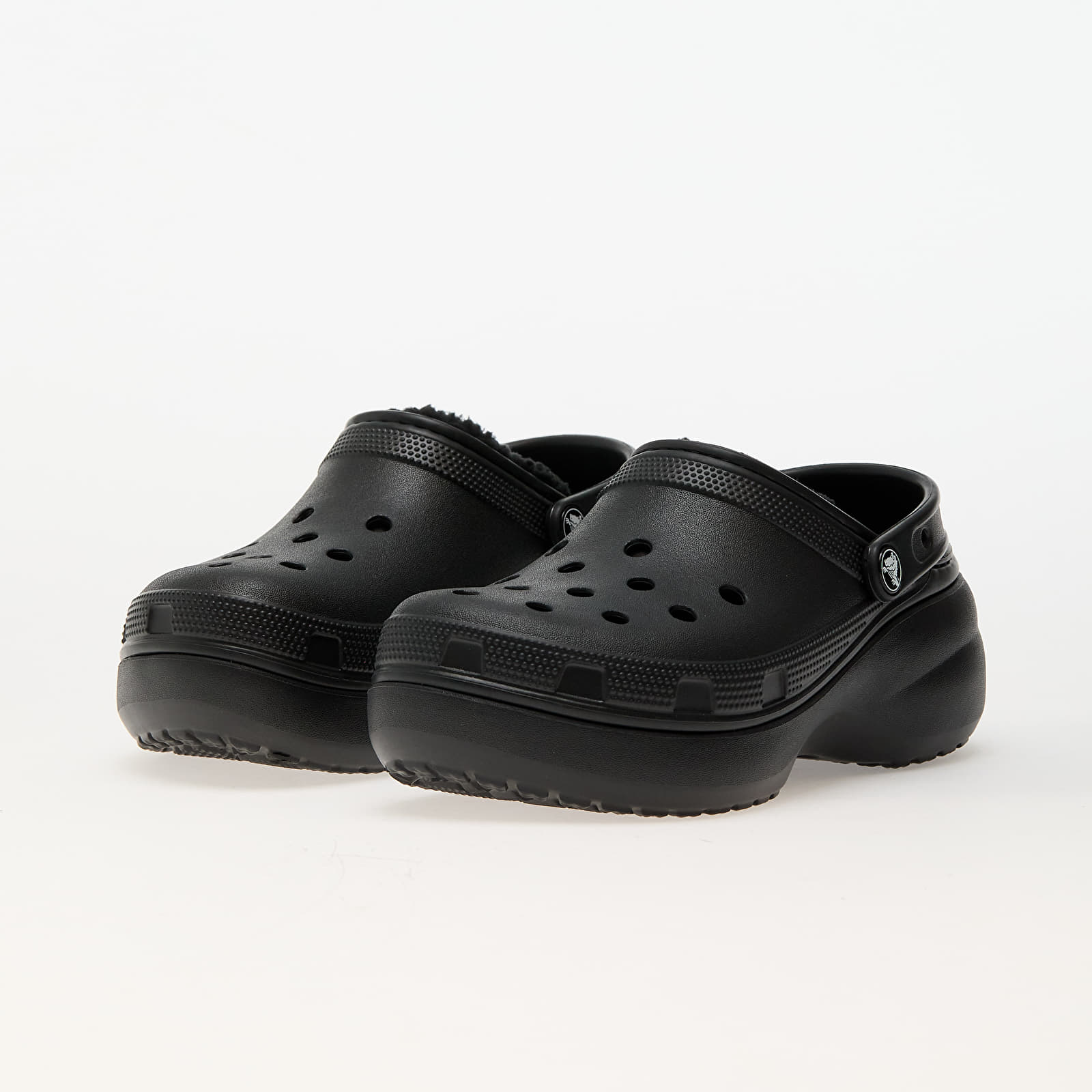 Zapatos Crocs Classic Platform Lined Clog W Black