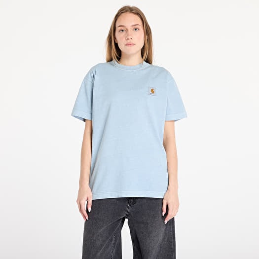 Tricou Carhartt WIP S/S Vista T-Shirt UNISEX Dusty Ice Garment Dyed