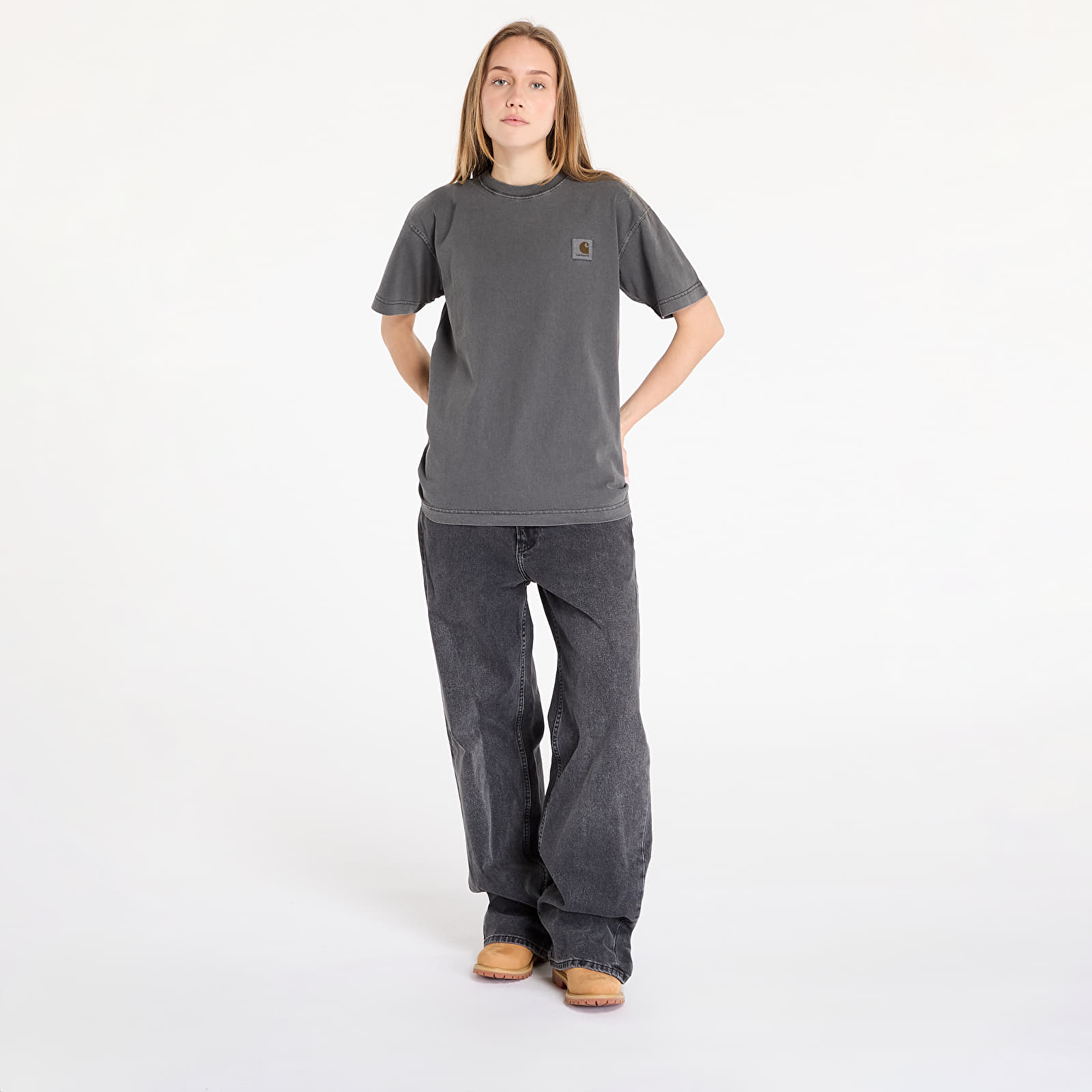 T-särgid Carhartt WIP S/S Vista T-Shirt UNISEX Graphite Garment Dyed