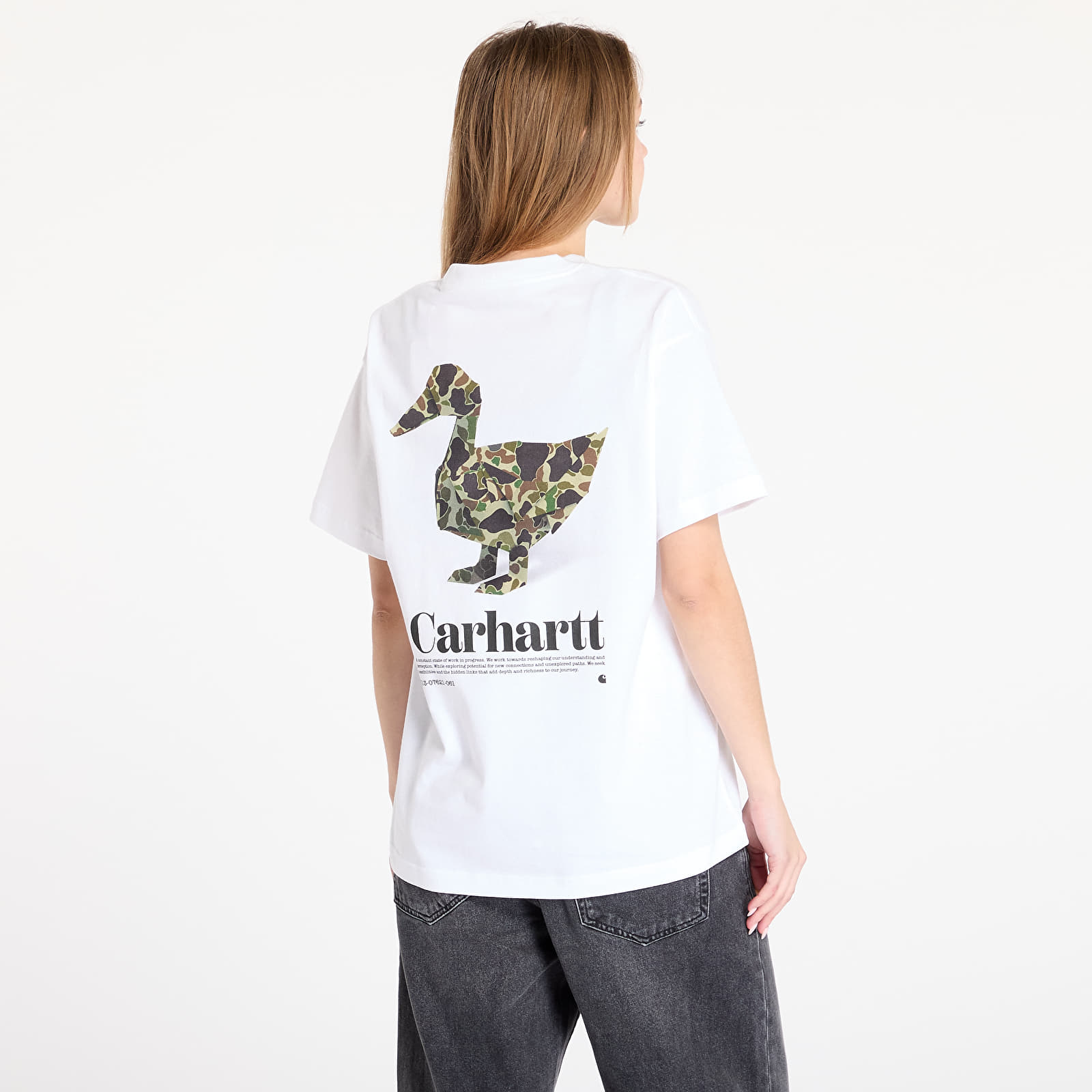 T-shirts Carhartt WIP S/S Fold Duck T-Shirt UNISEX White