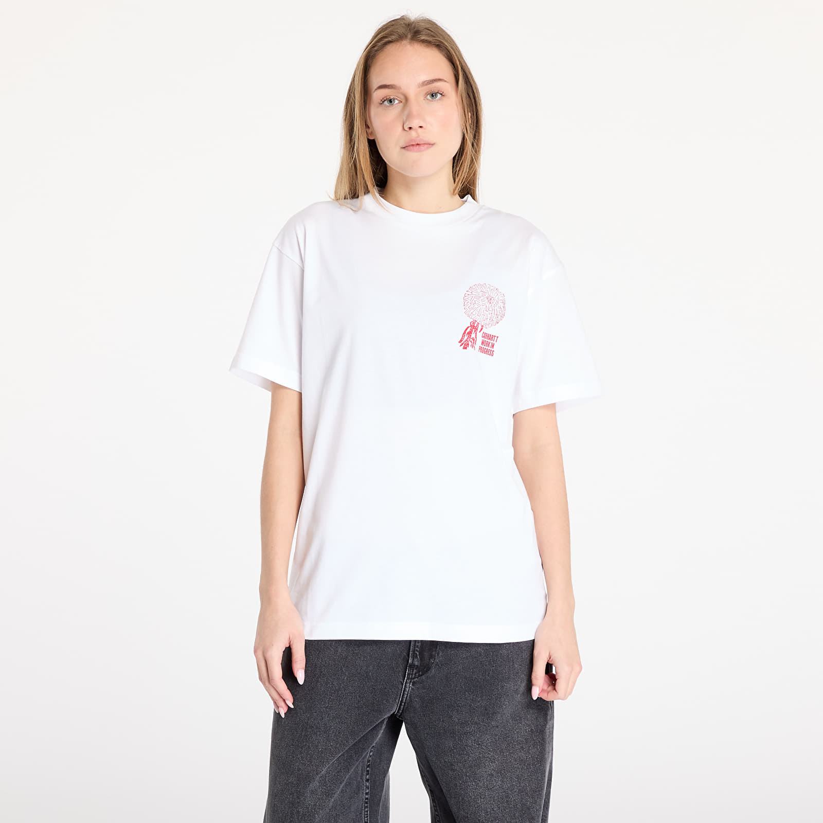 T-shirts Carhartt WIP S/S Chrysanthemum T-Shirt UNISEX White